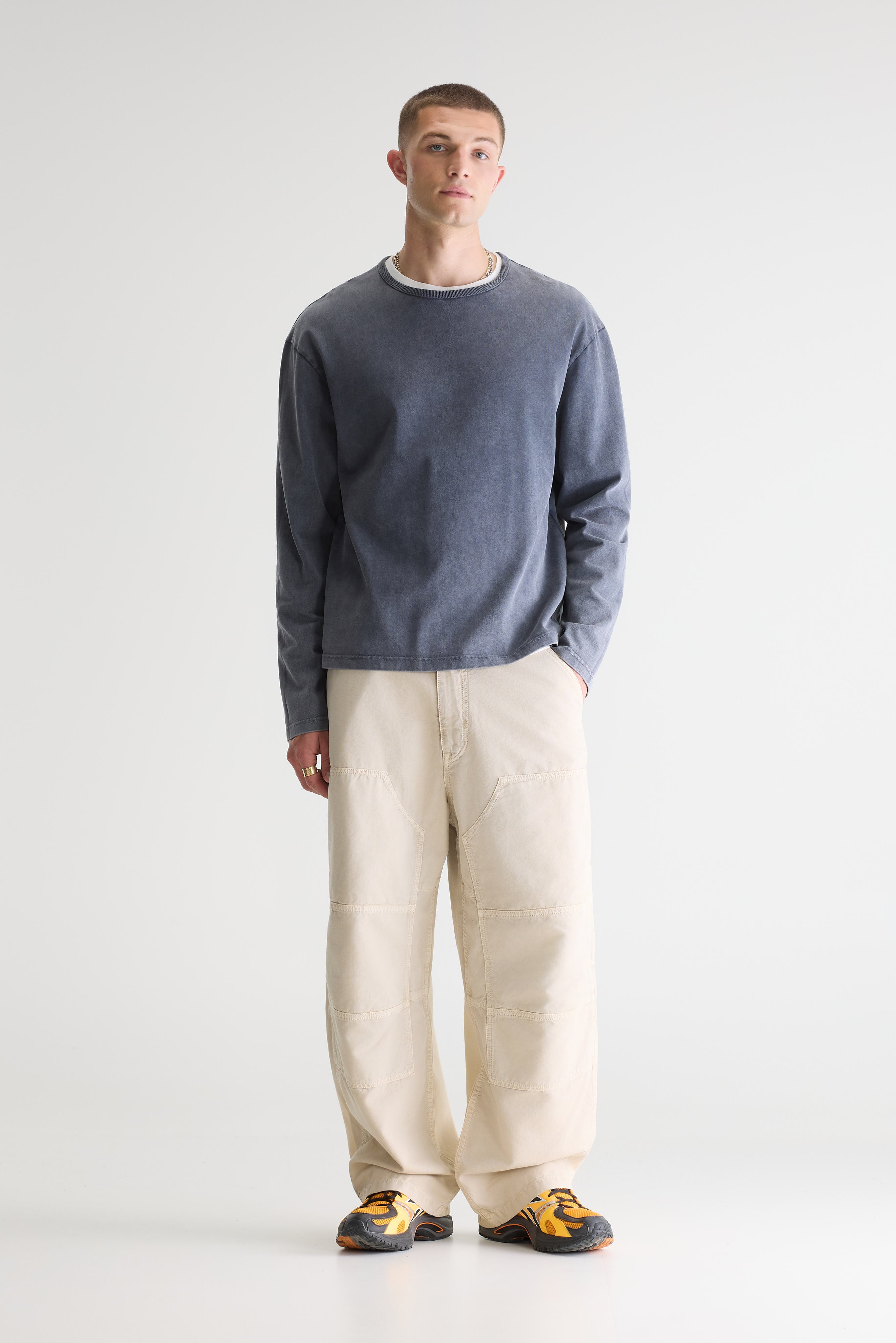 Fuller Long-sleeve T-shirt - Navy For Men | Bellerose