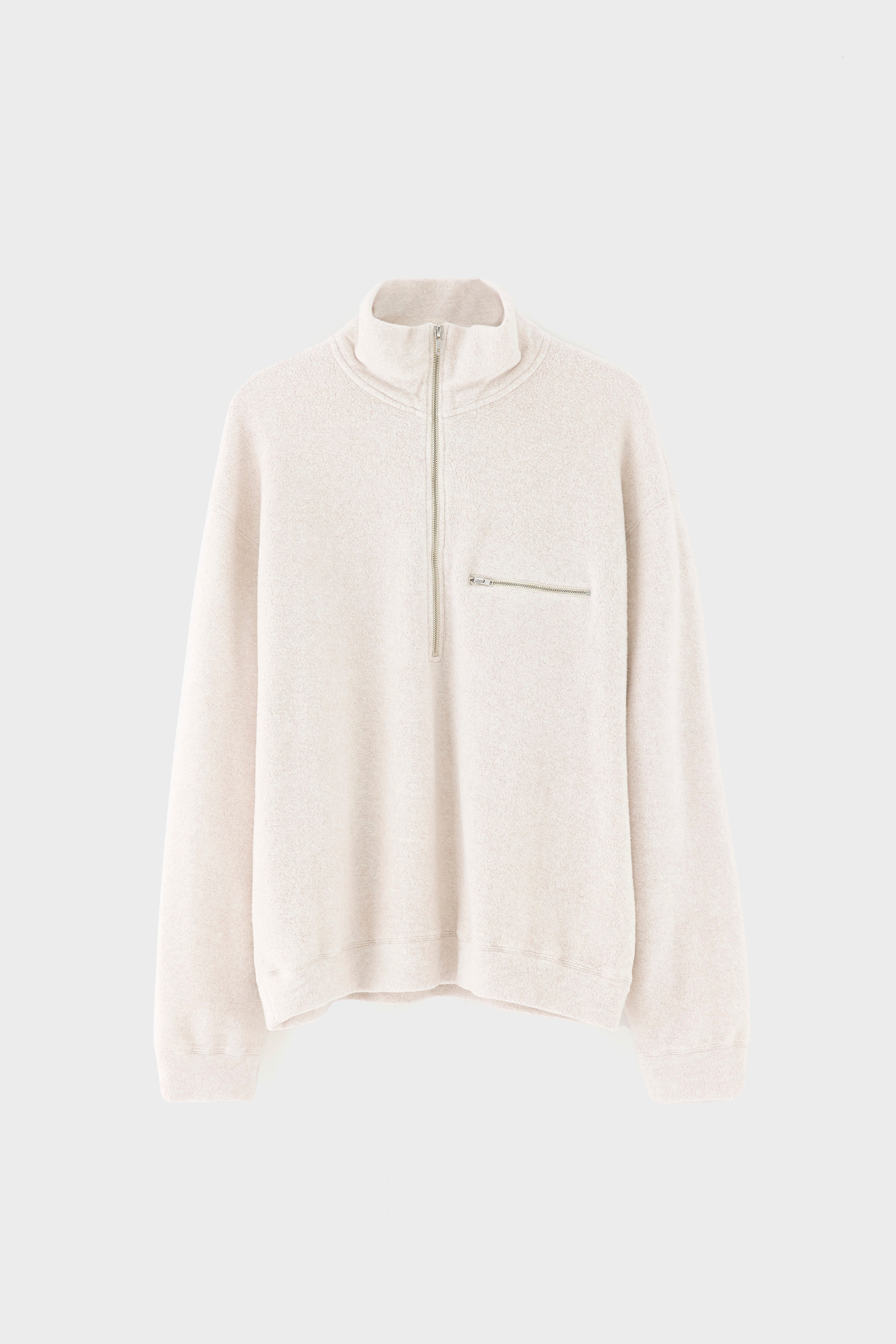 Maber zipped-collar sweatshirt (261 / M / CALCAIRE)