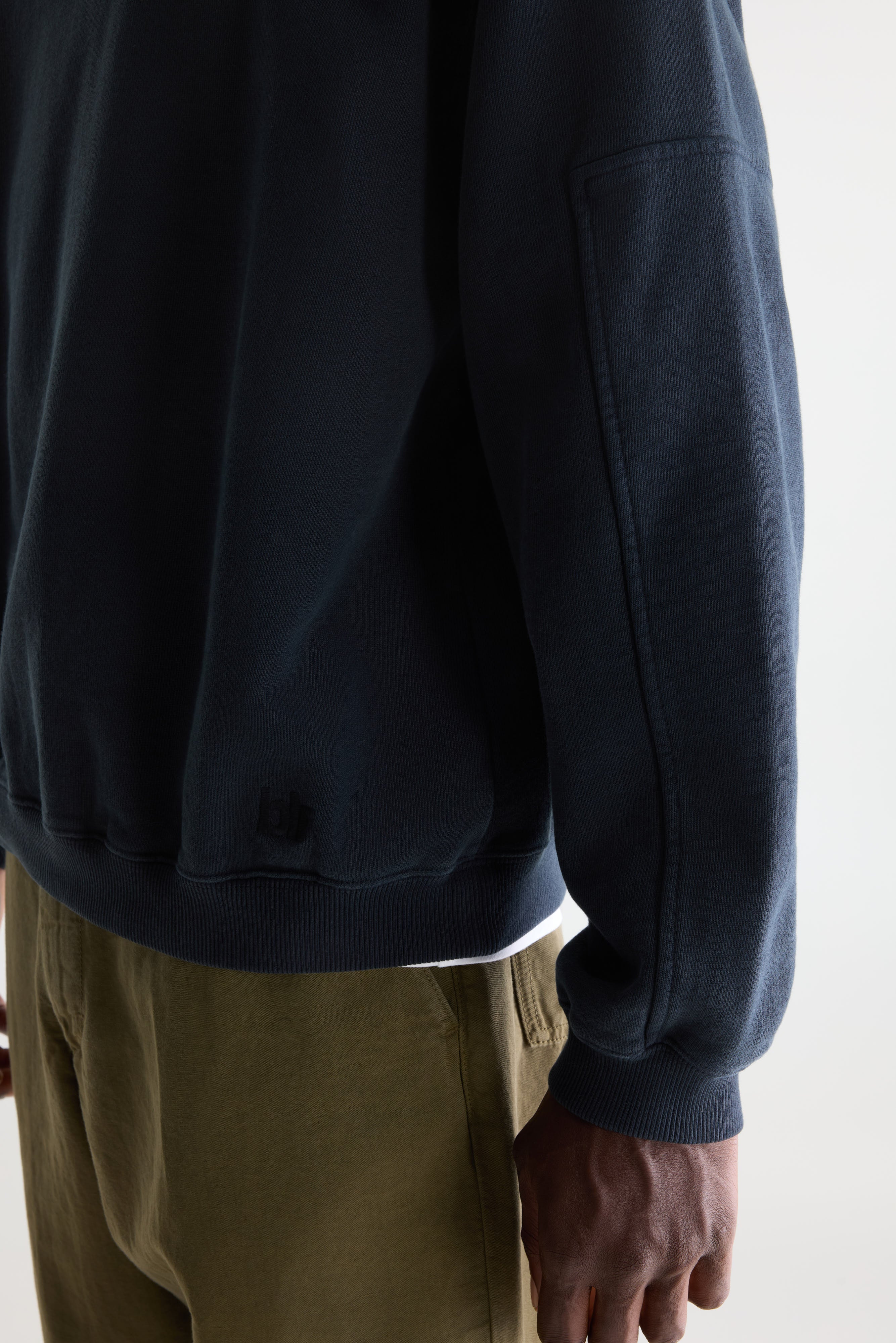 Fapien crewneck sweatshirt (261 / M / DARK NAVY)