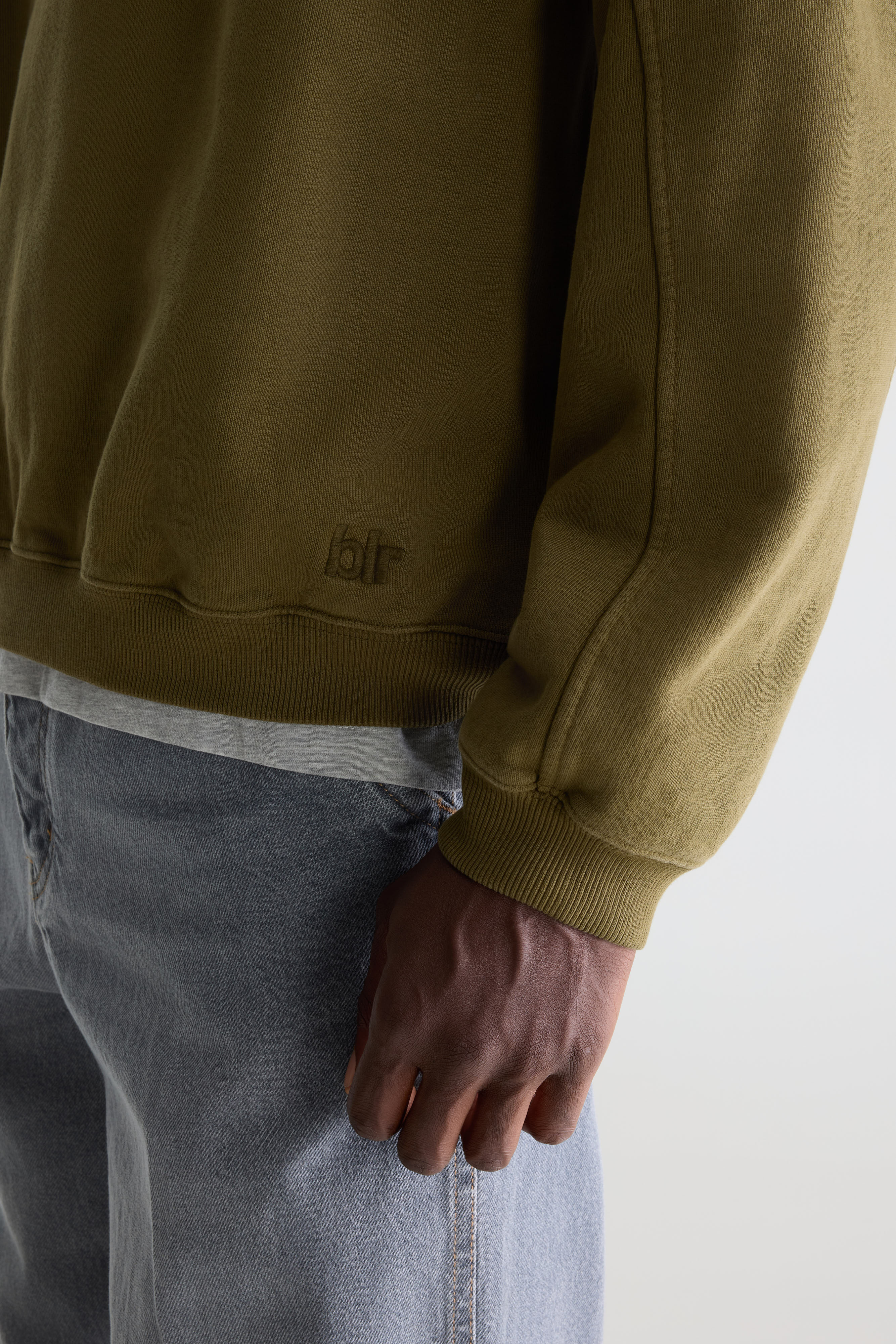 Fapien Crewneck Sweatshirt - Military For Men | Bellerose
