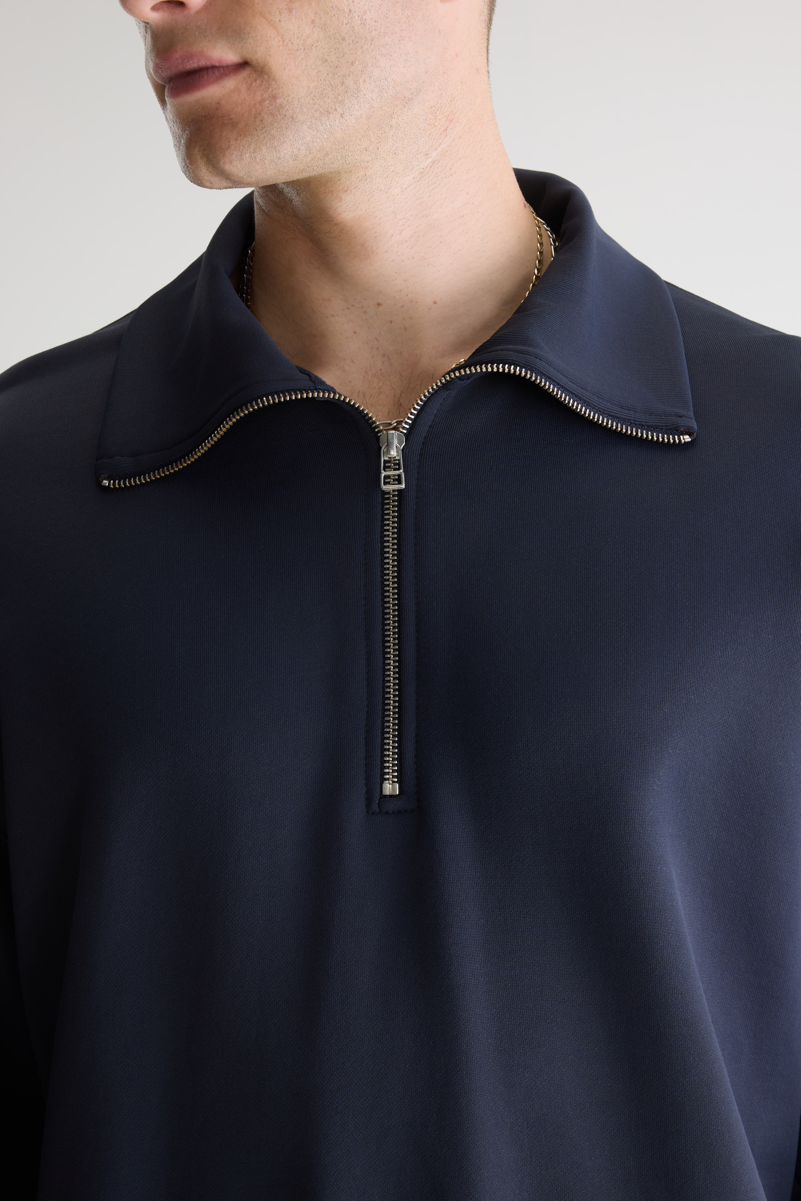 Faber half-zip sweatshirt (261 / M / DARK NAVY)