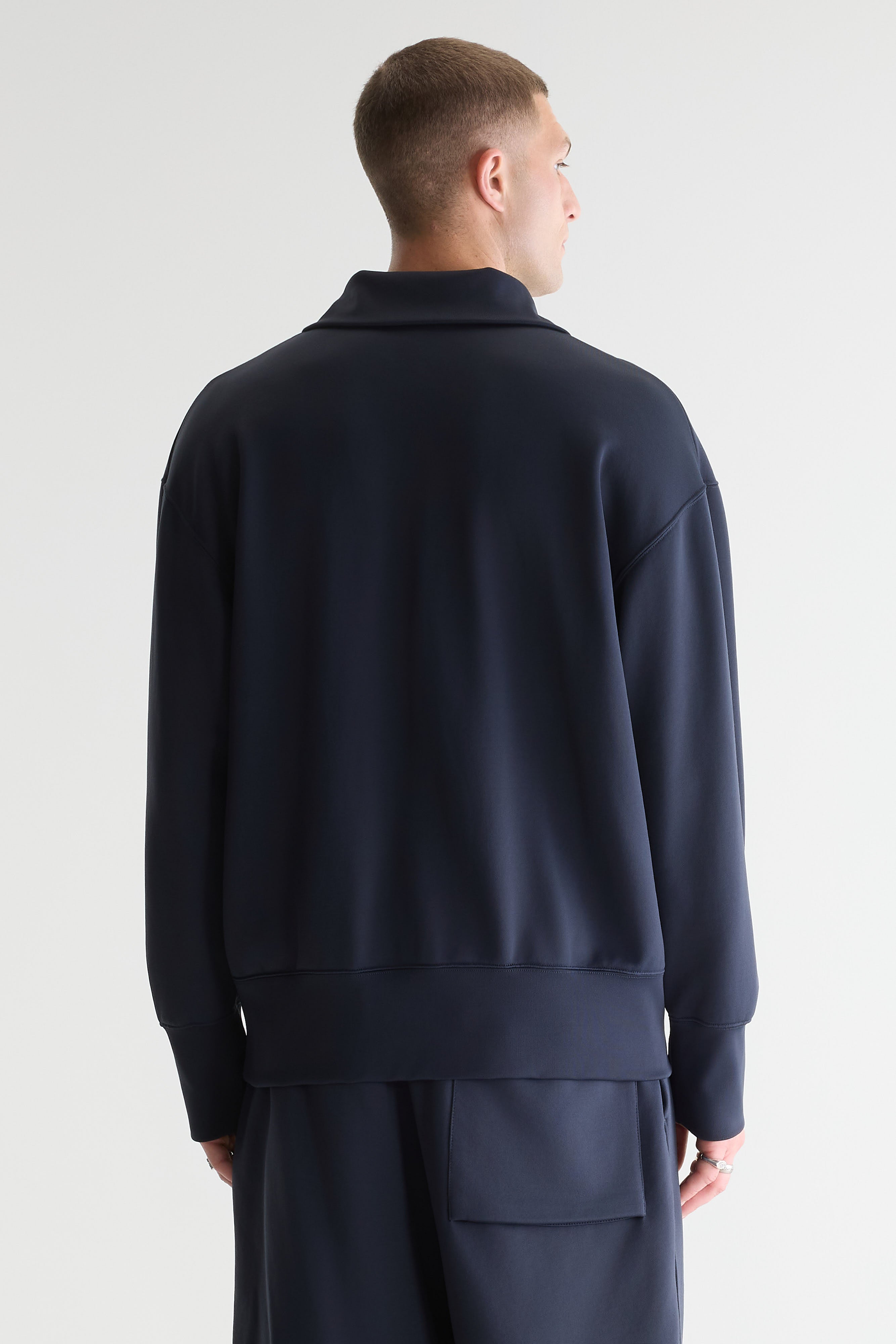 Faber half-zip sweatshirt (261 / M / DARK NAVY)