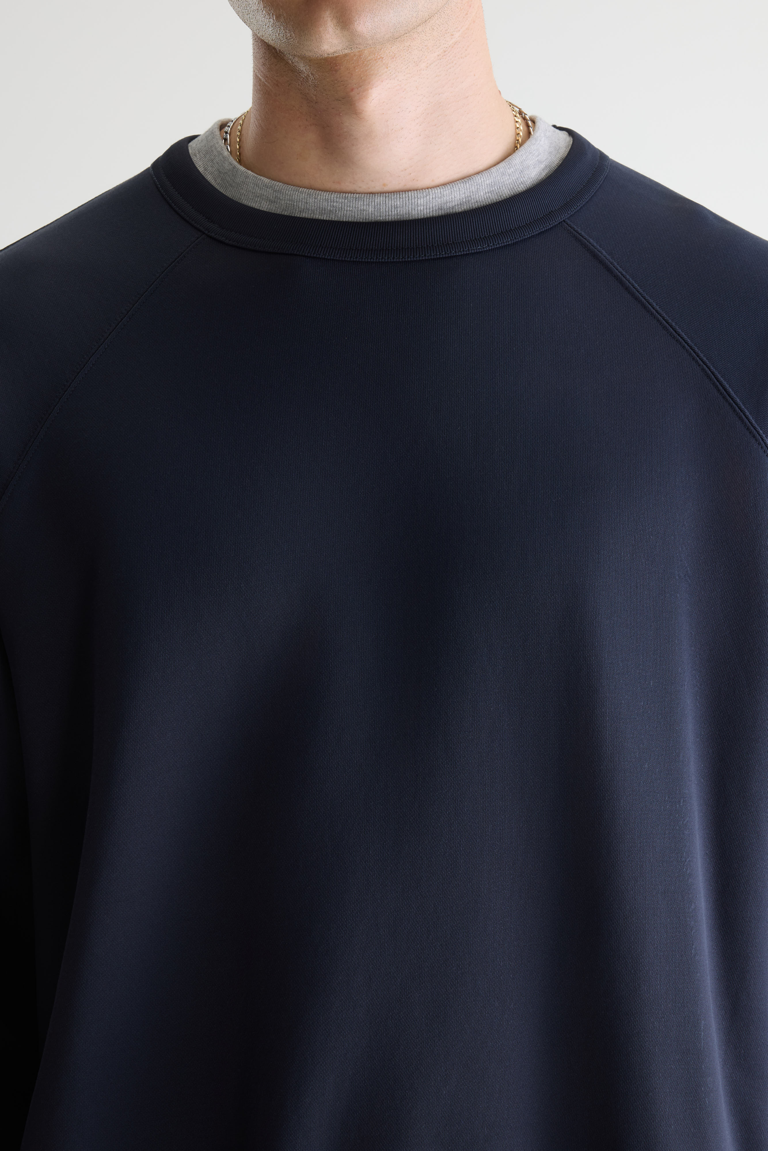Fablan crewneck sweatshirt (261 / M / DARK NAVY)