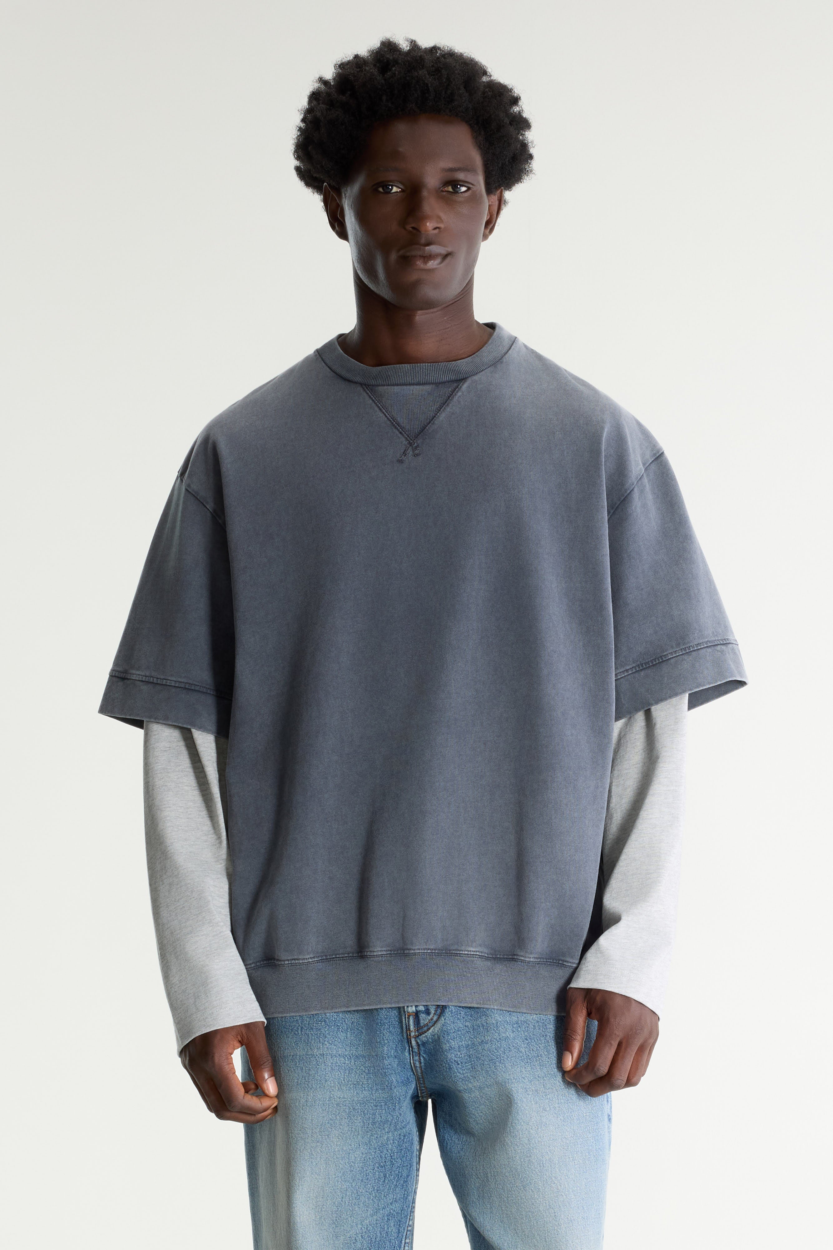 Fantom Short Sleeve T-shirt - Navy For Men | Bellerose