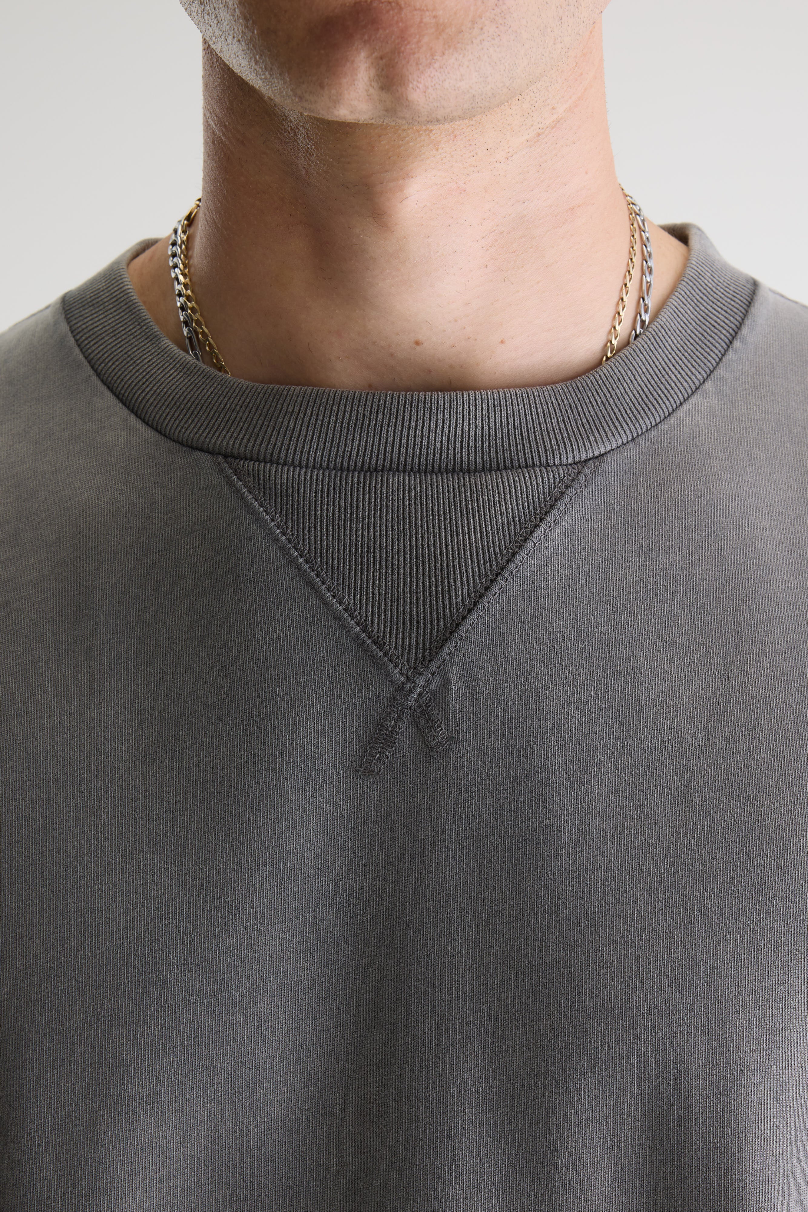 Fantom Short Sleeve T-shirt - Oxyd grey For Men | Bellerose