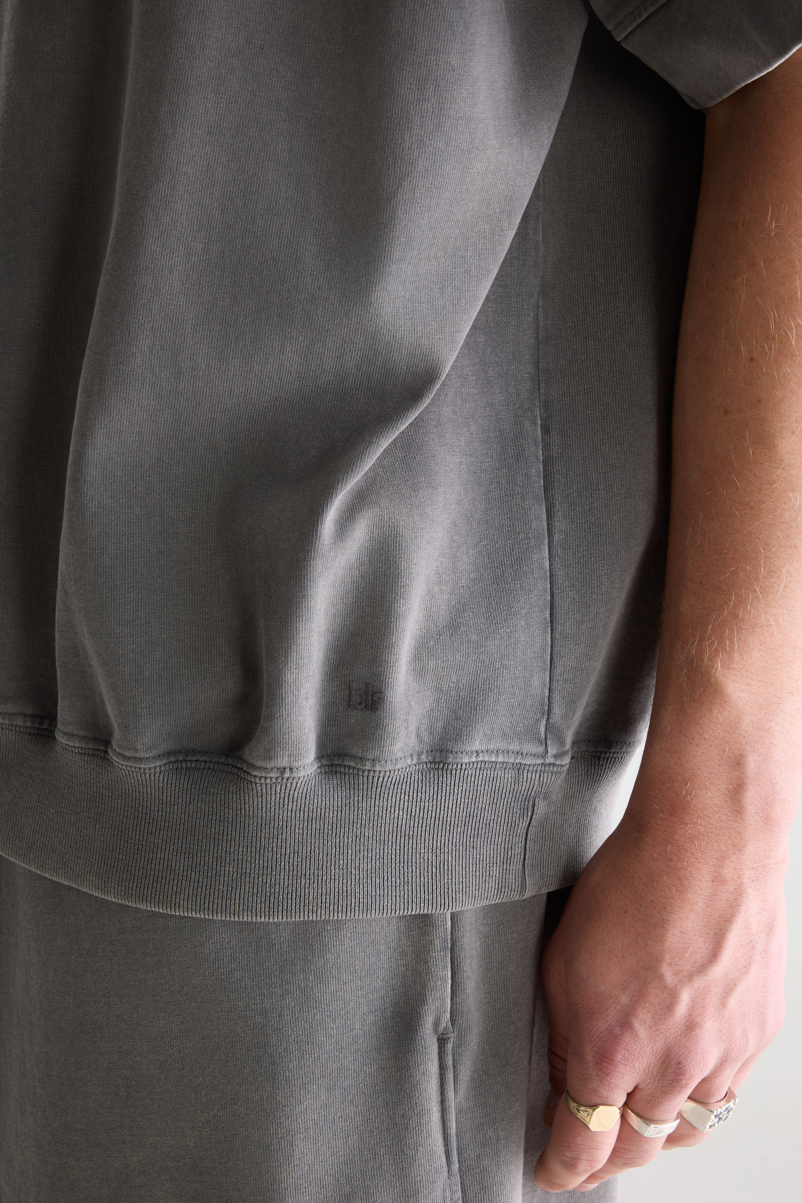 Fantom Short Sleeve T-shirt - Oxyd grey For Men | Bellerose