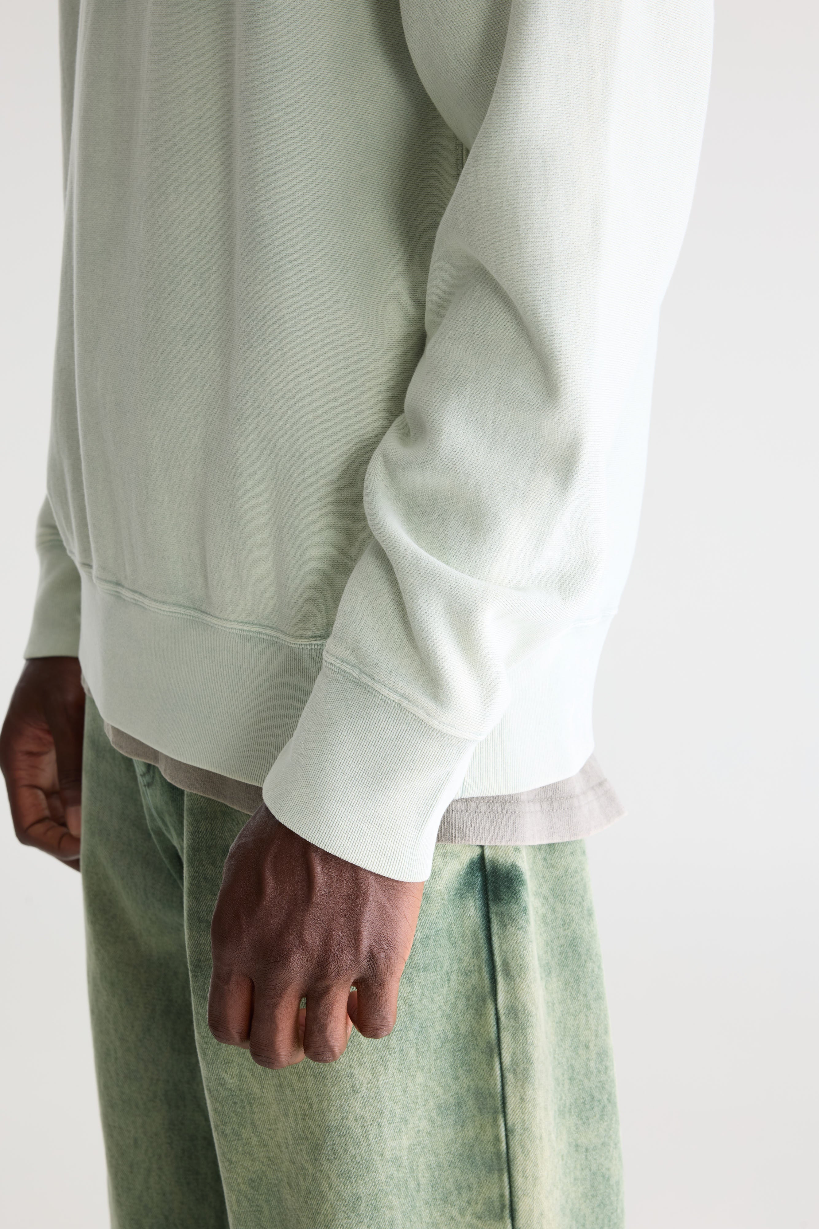 Flake Crewneck Sweatshirt - Aqua For Men | Bellerose