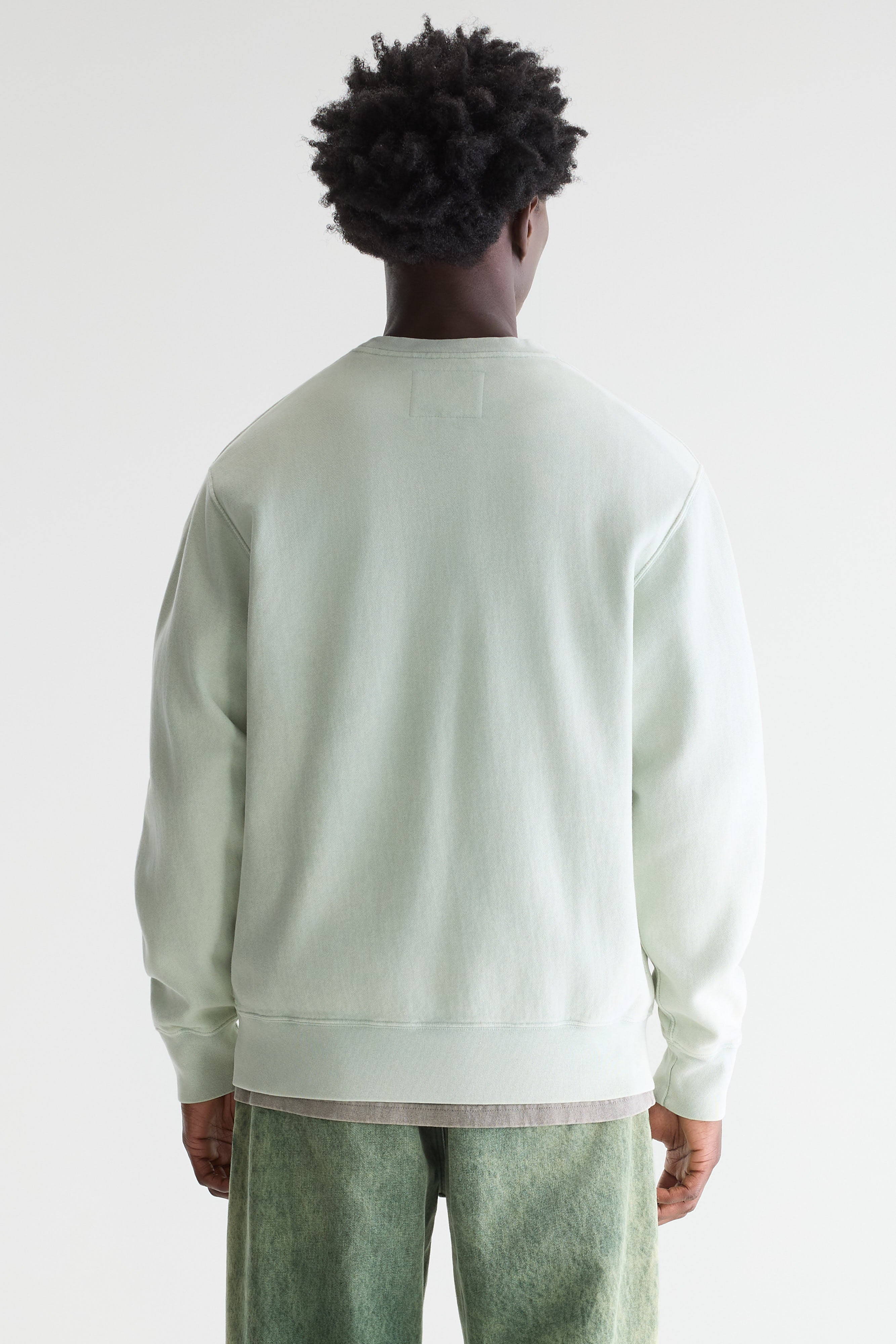 Flake Crewneck Sweatshirt - Aqua For Men | Bellerose