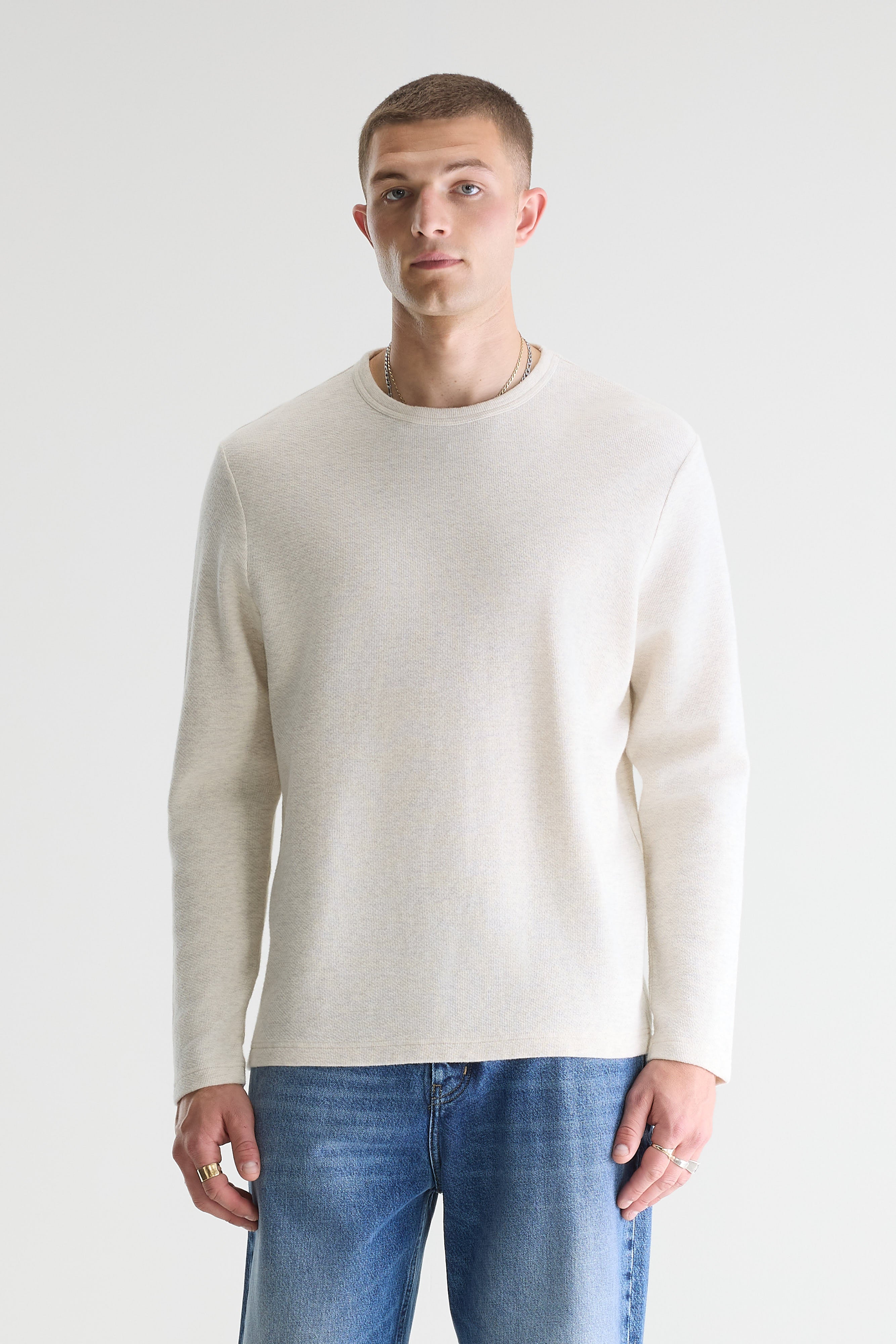 Fresh Long-sleeve T-shirt - Oyster Für Men | Bellerose