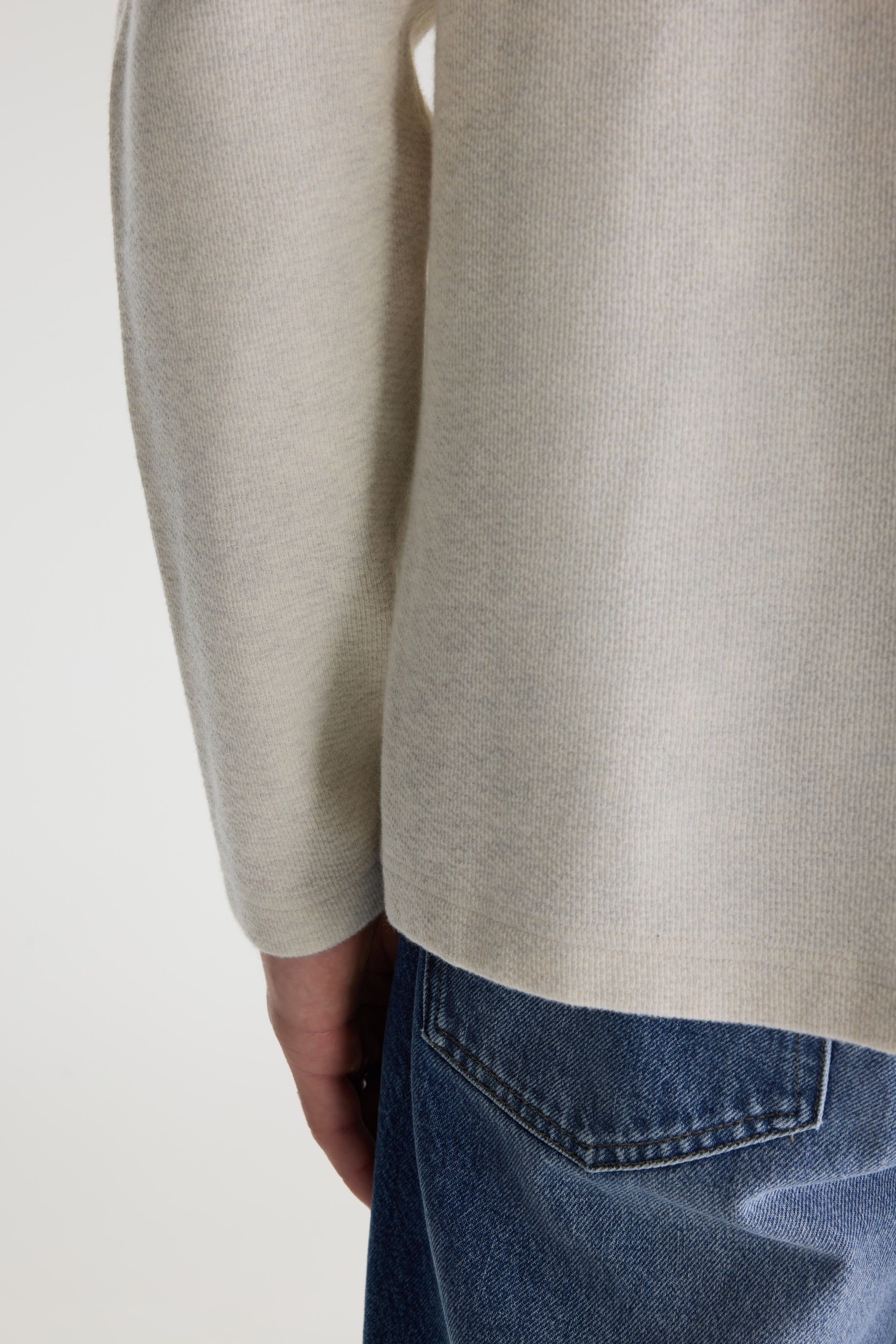 Fresh Long-sleeve T-shirt - Oyster For Men | Bellerose