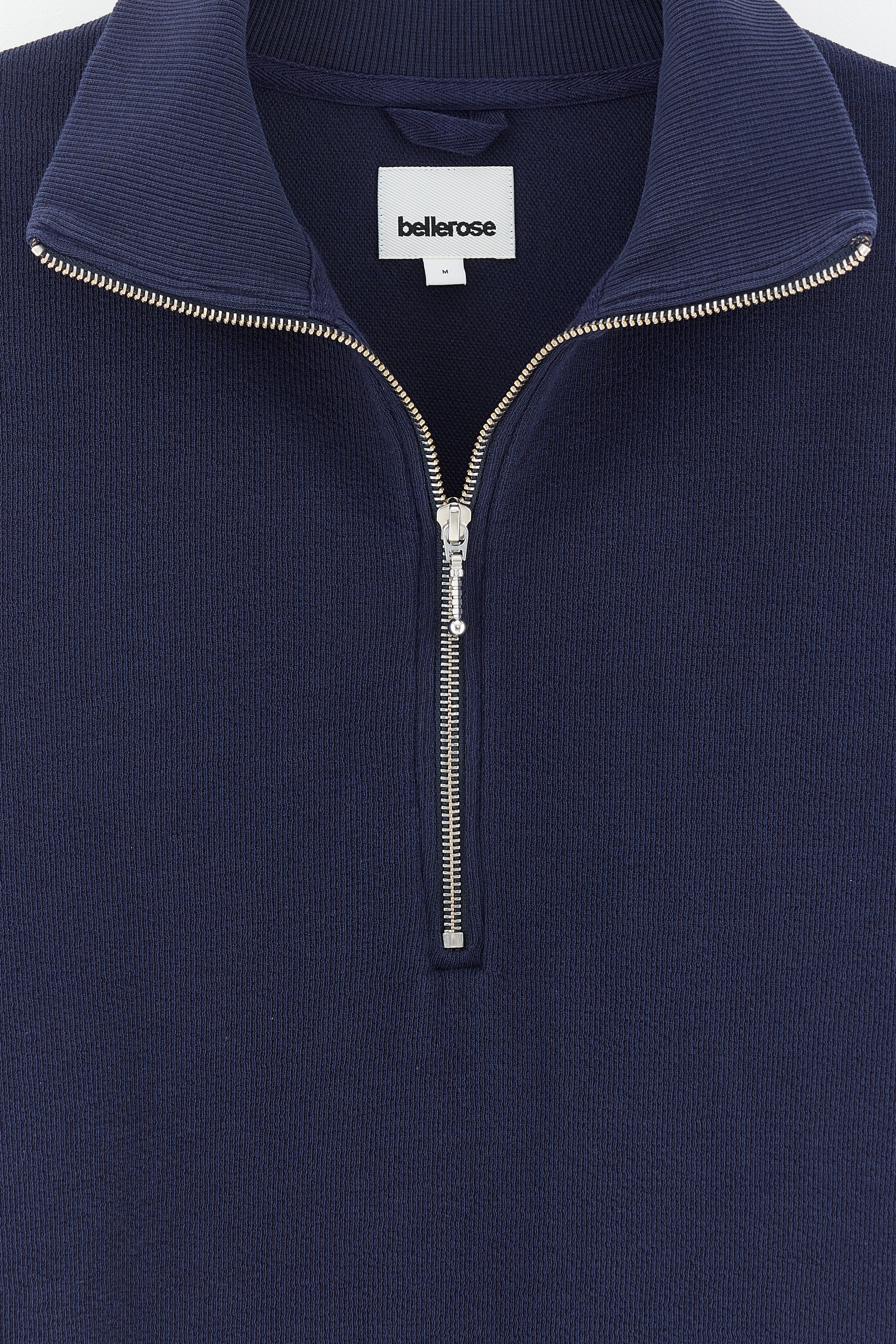 Silas zipped polo  (261 / M / NAVY)
