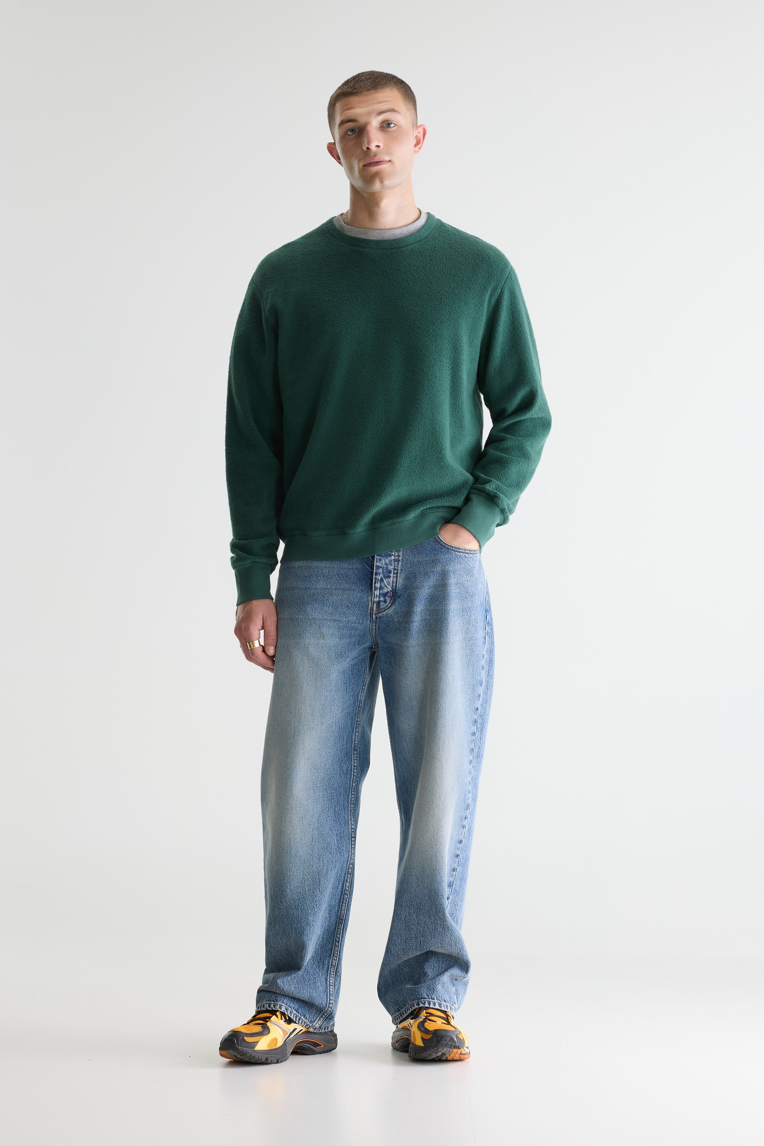 Matt Crewneck Sweatshirt - Cypres For Men | Bellerose