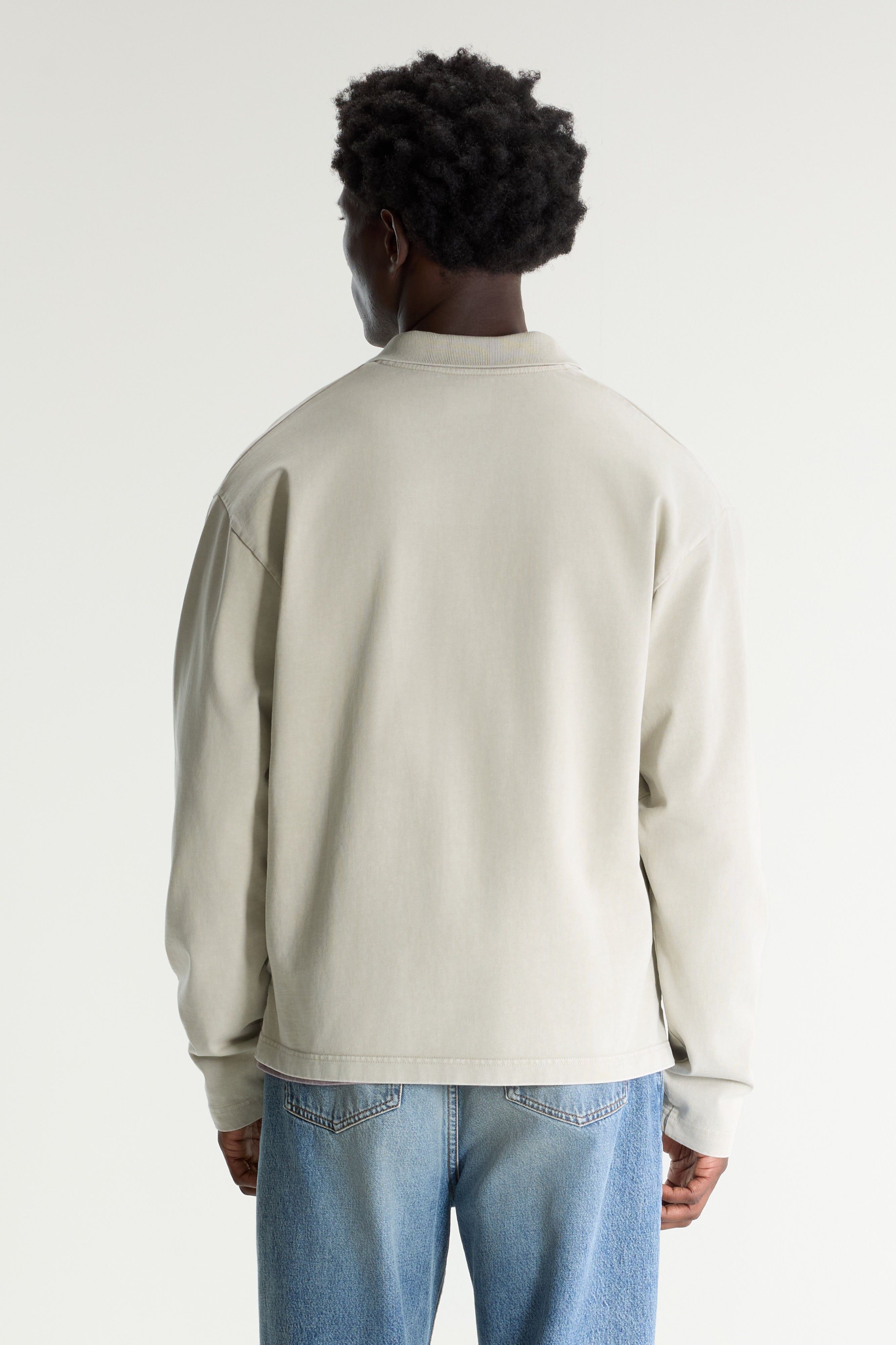Vlugies long-sleeve polo  (261 / M / NICKEL)