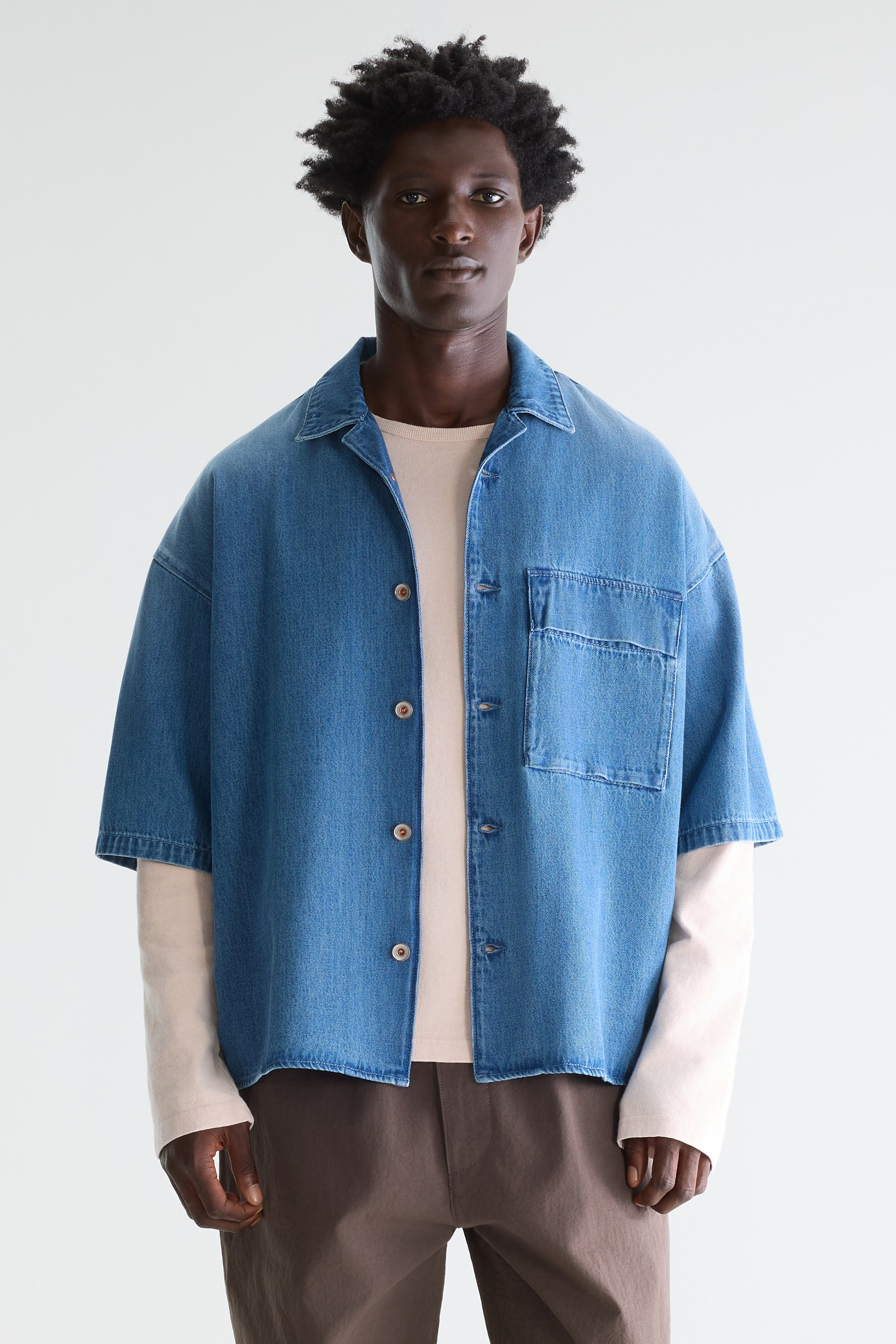 Prim Denim Shirt - Hvy stone wash For Men | Bellerose