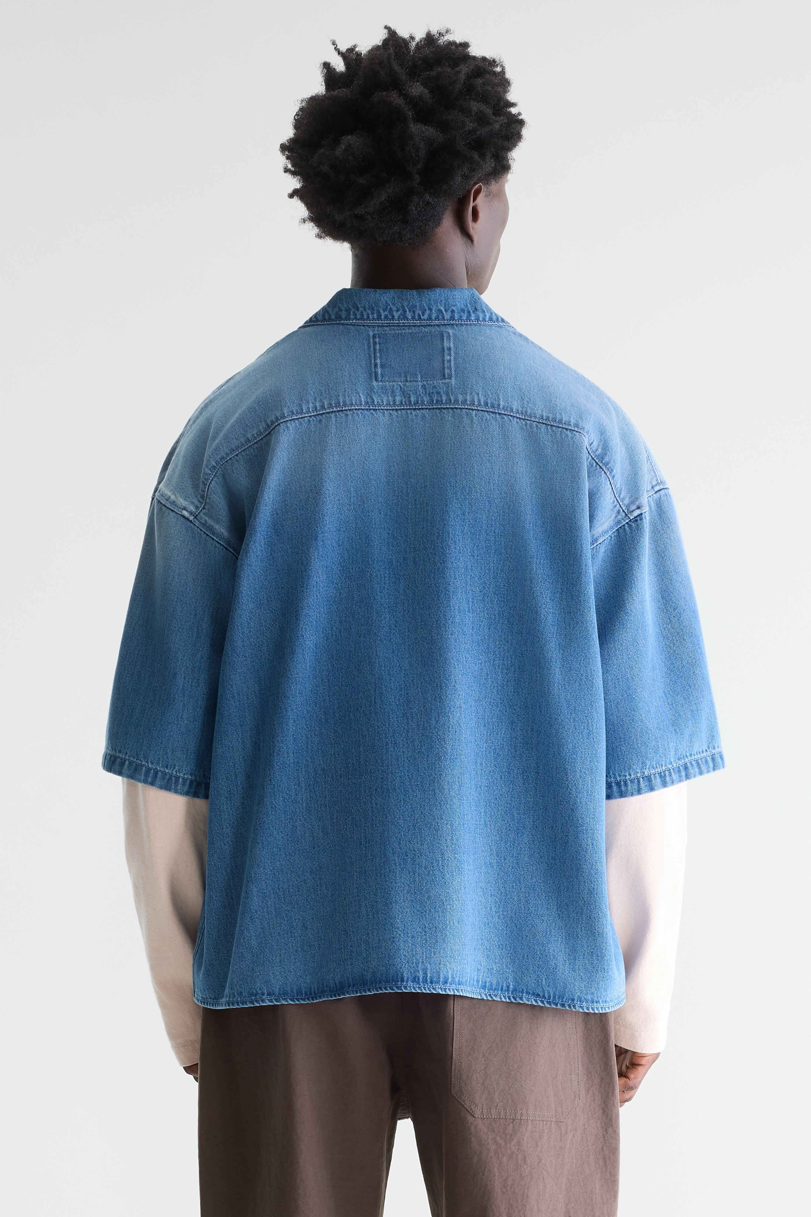 Prim denim shirt (261 / M / HVY STONE WASH)