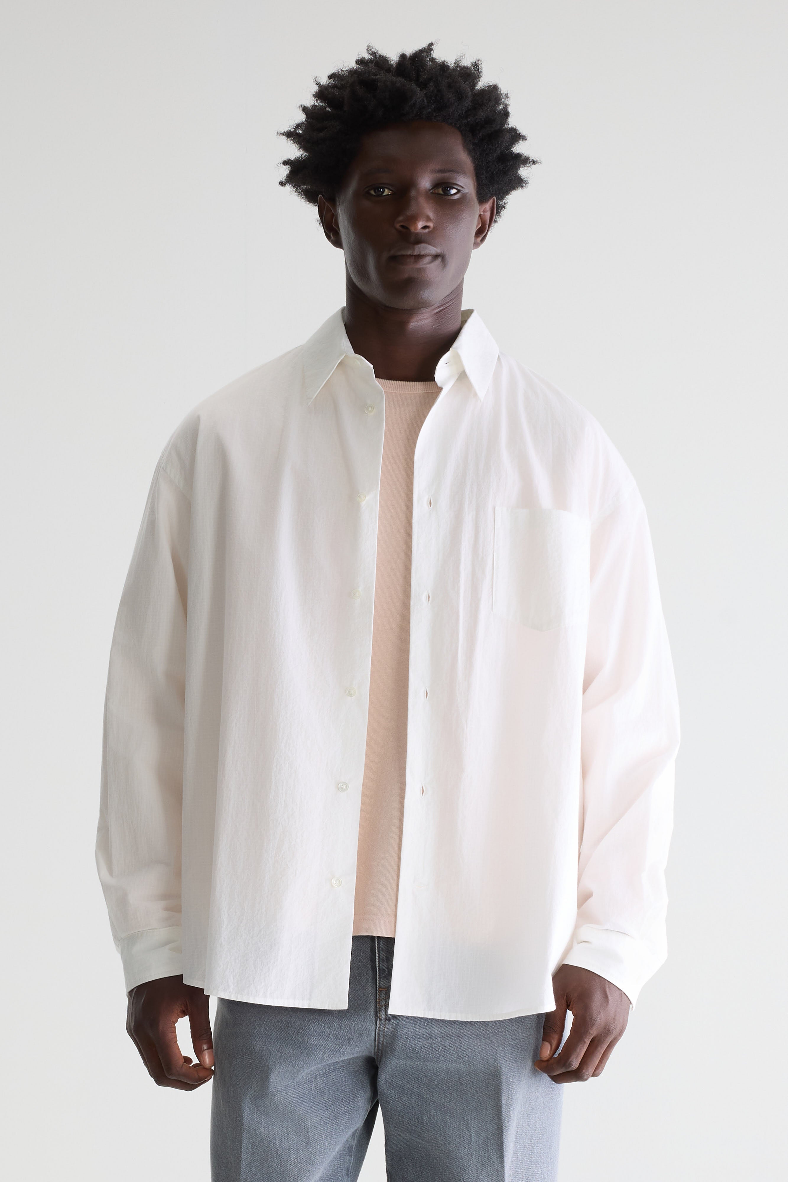 Jops Relaxed Shirt - White For Men | Bellerose