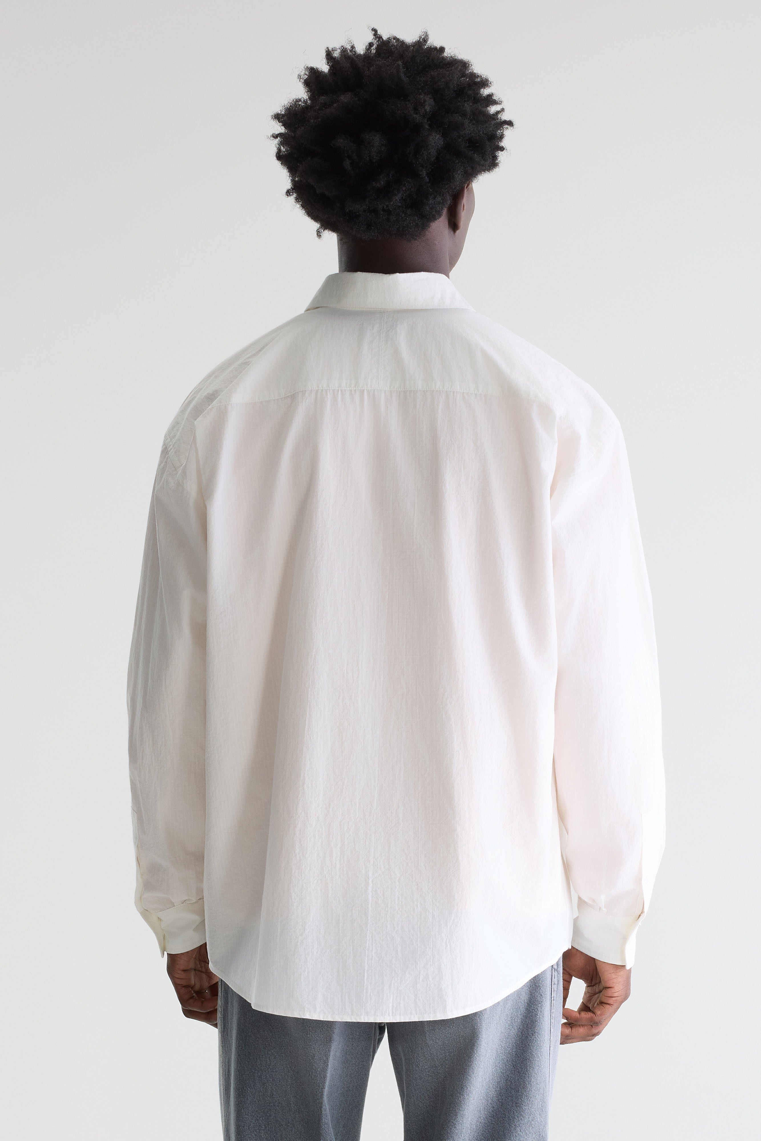 Jops relaxed shirt  (261 / M / WHITE)