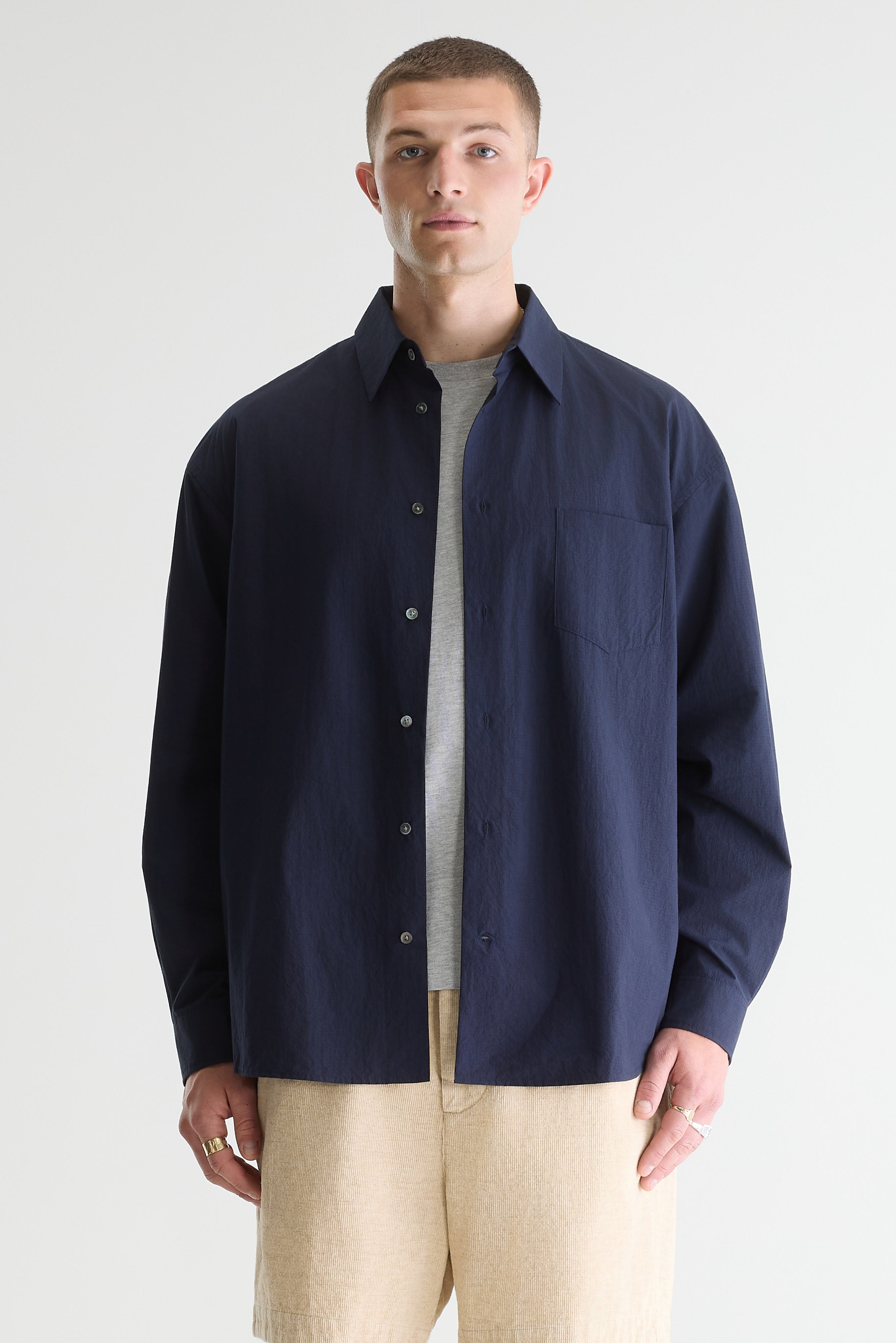Jops Relaxed Shirt - Navy For Men | Bellerose