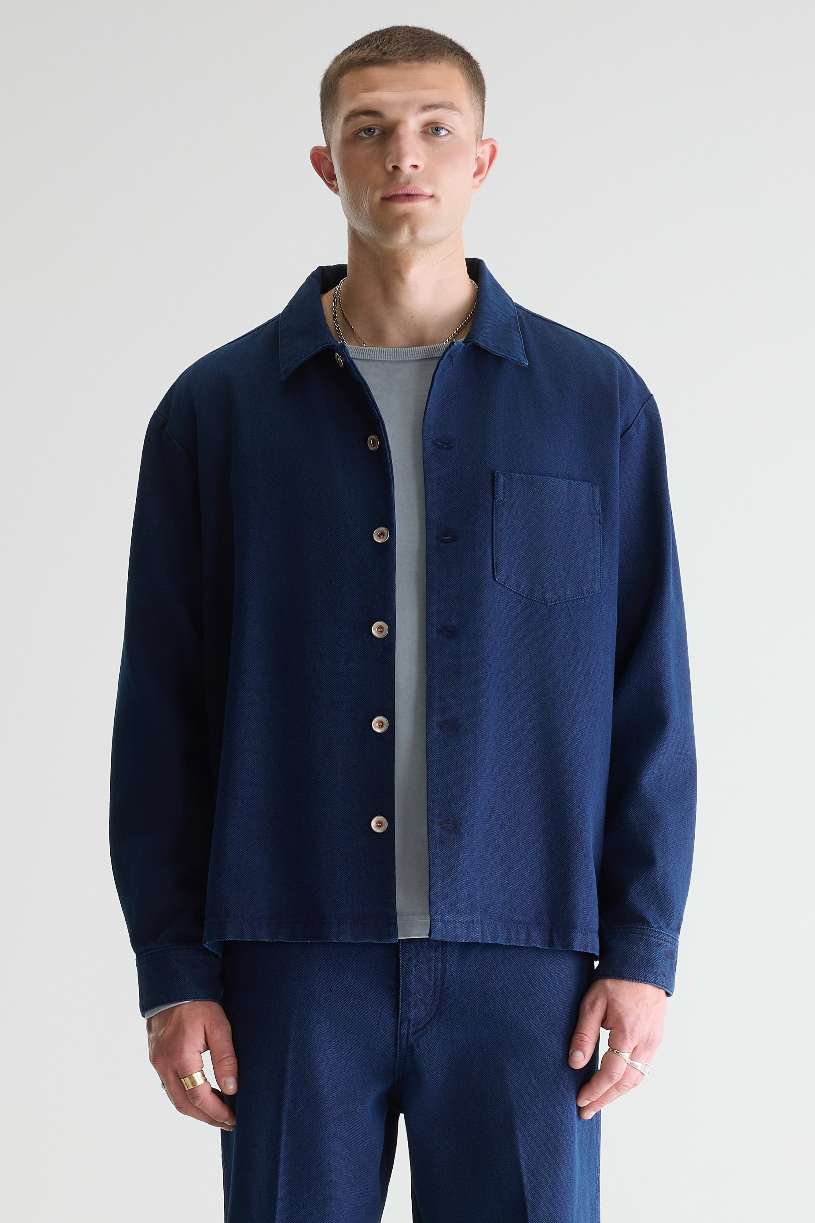 Goney Denim Overshirt - Indigo For Men | Bellerose
