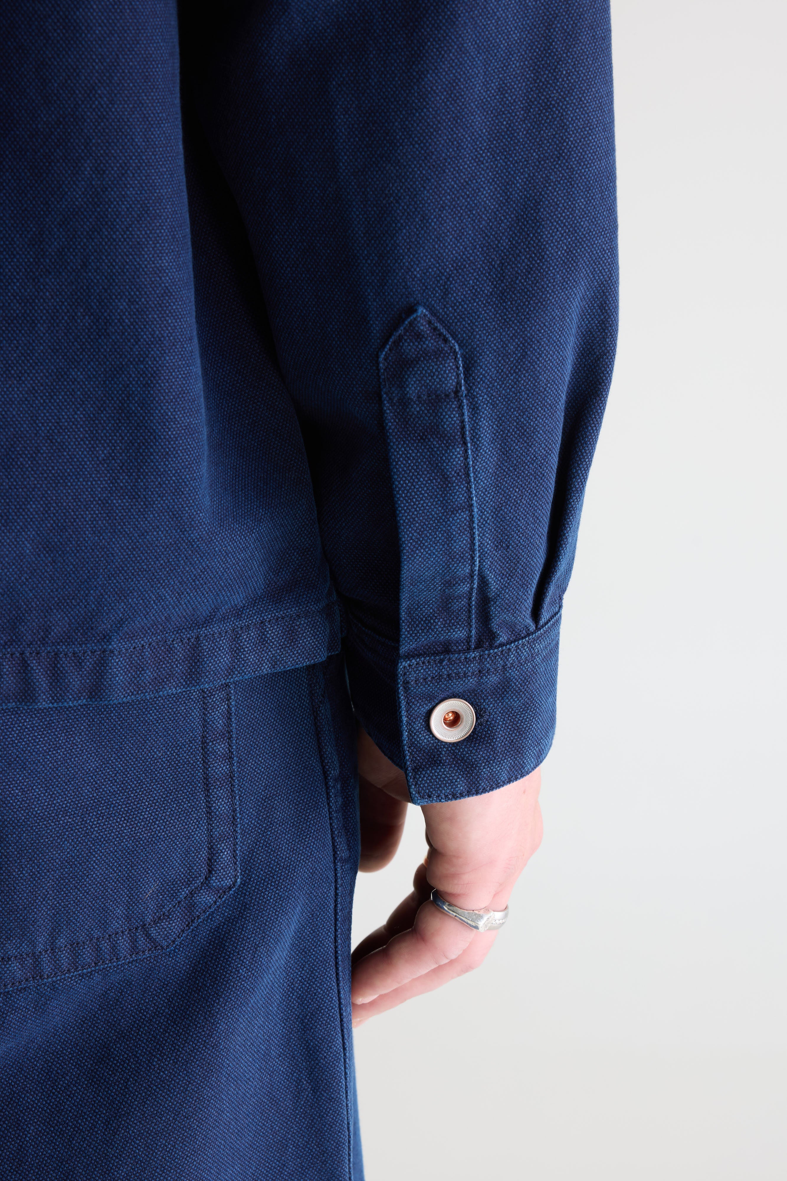 Goney denim overshirt  (261 / M / INDIGO)