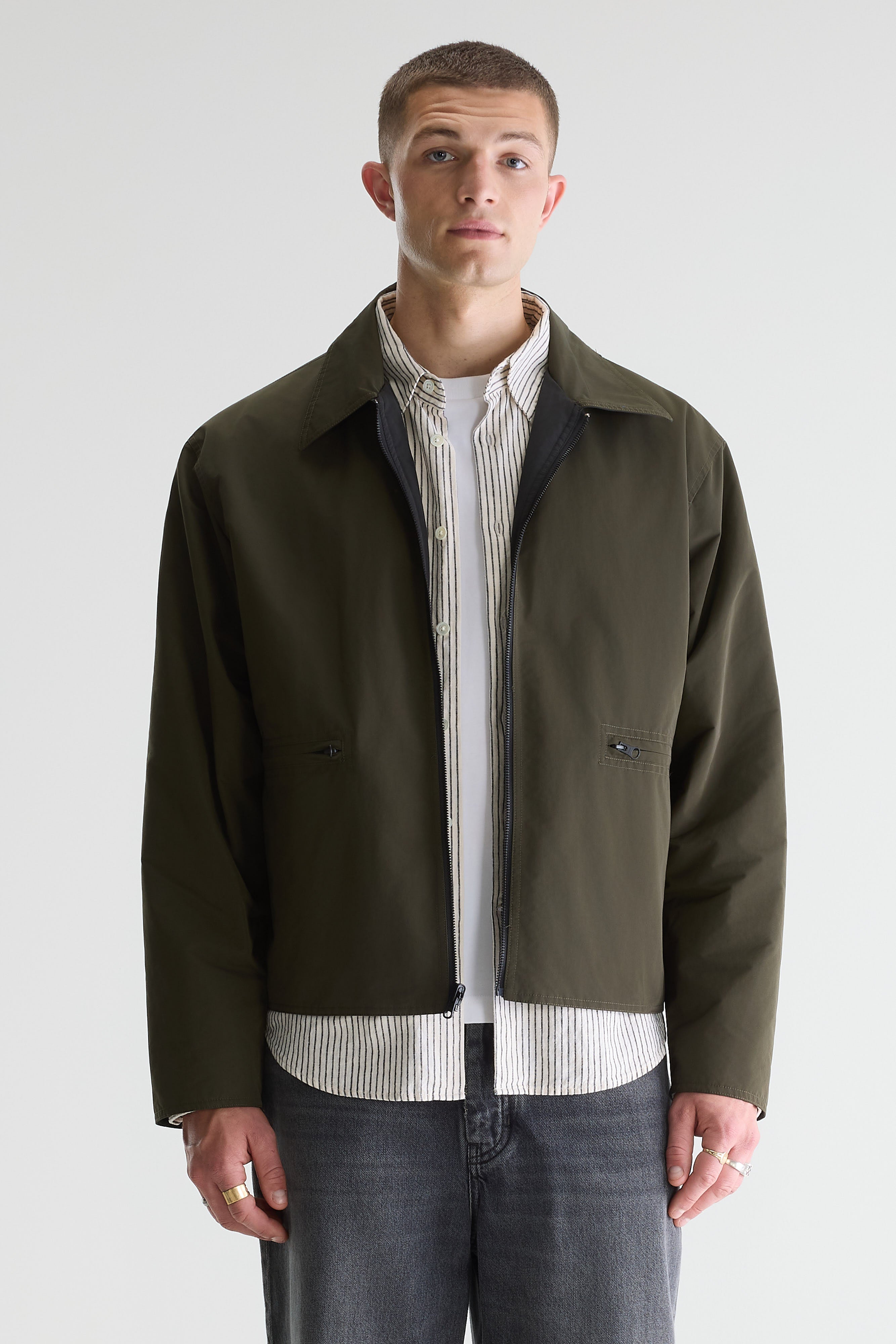 Jollie Padded Zip-up Jacket - Meteorite For Men | Bellerose