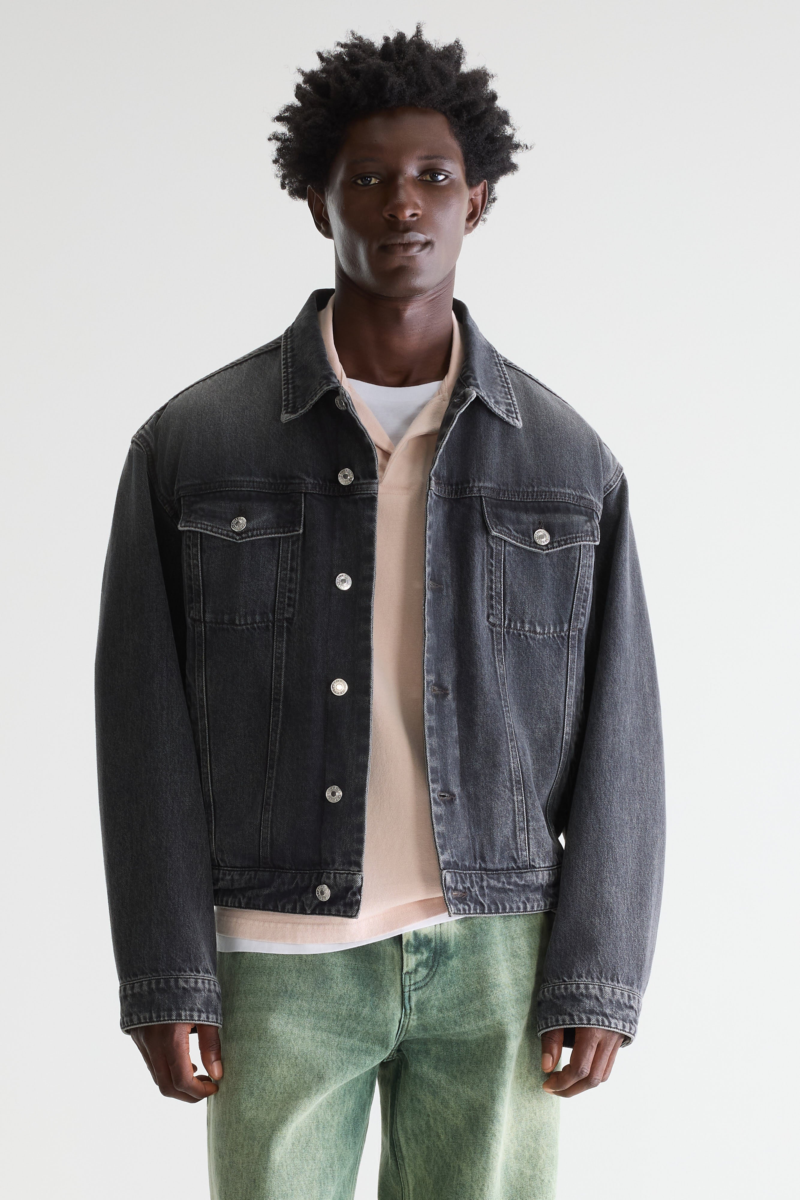 Poser Denim Jacket - Black stone For Men | Bellerose