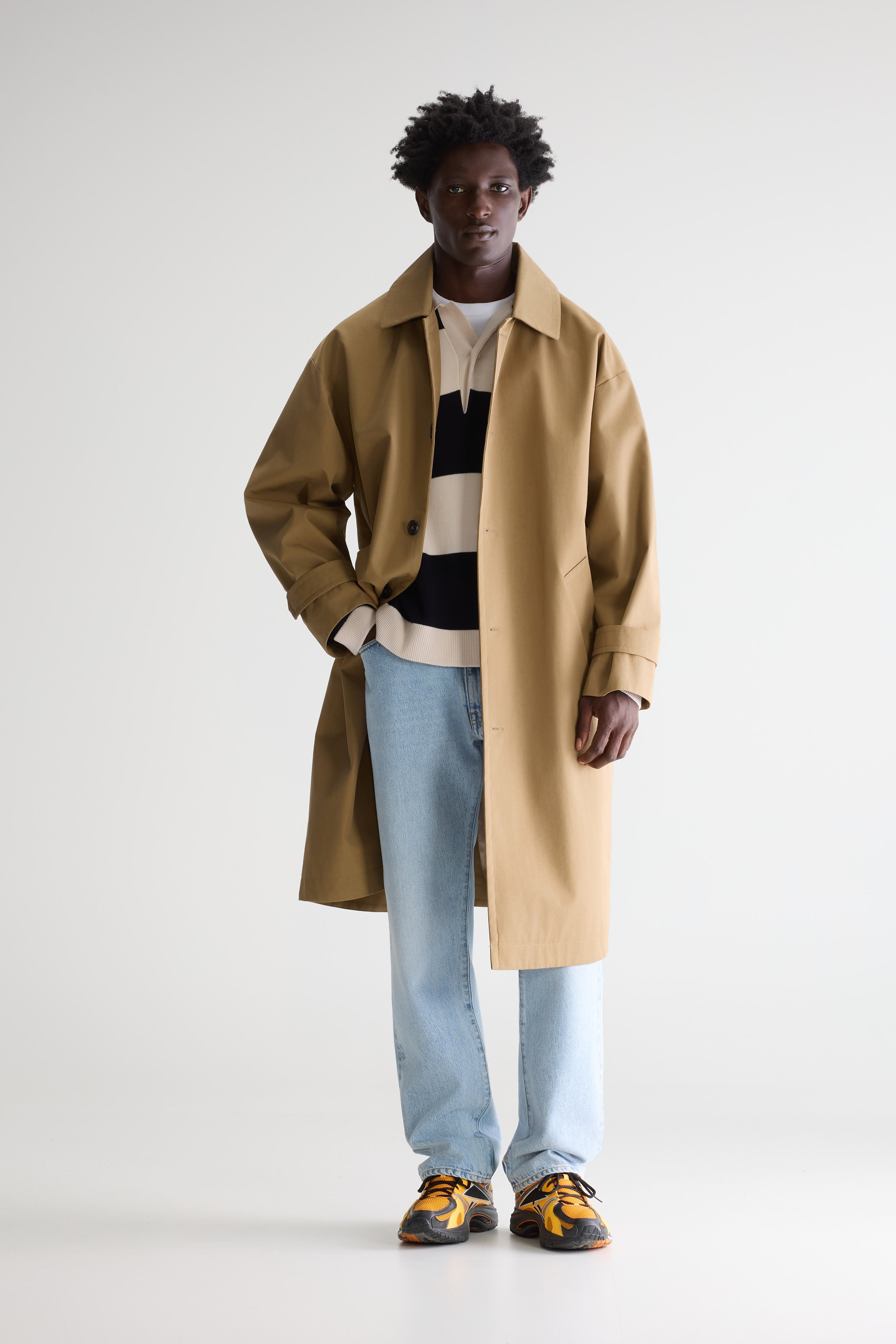 Jubby trench coat (261 / M / CLAY)