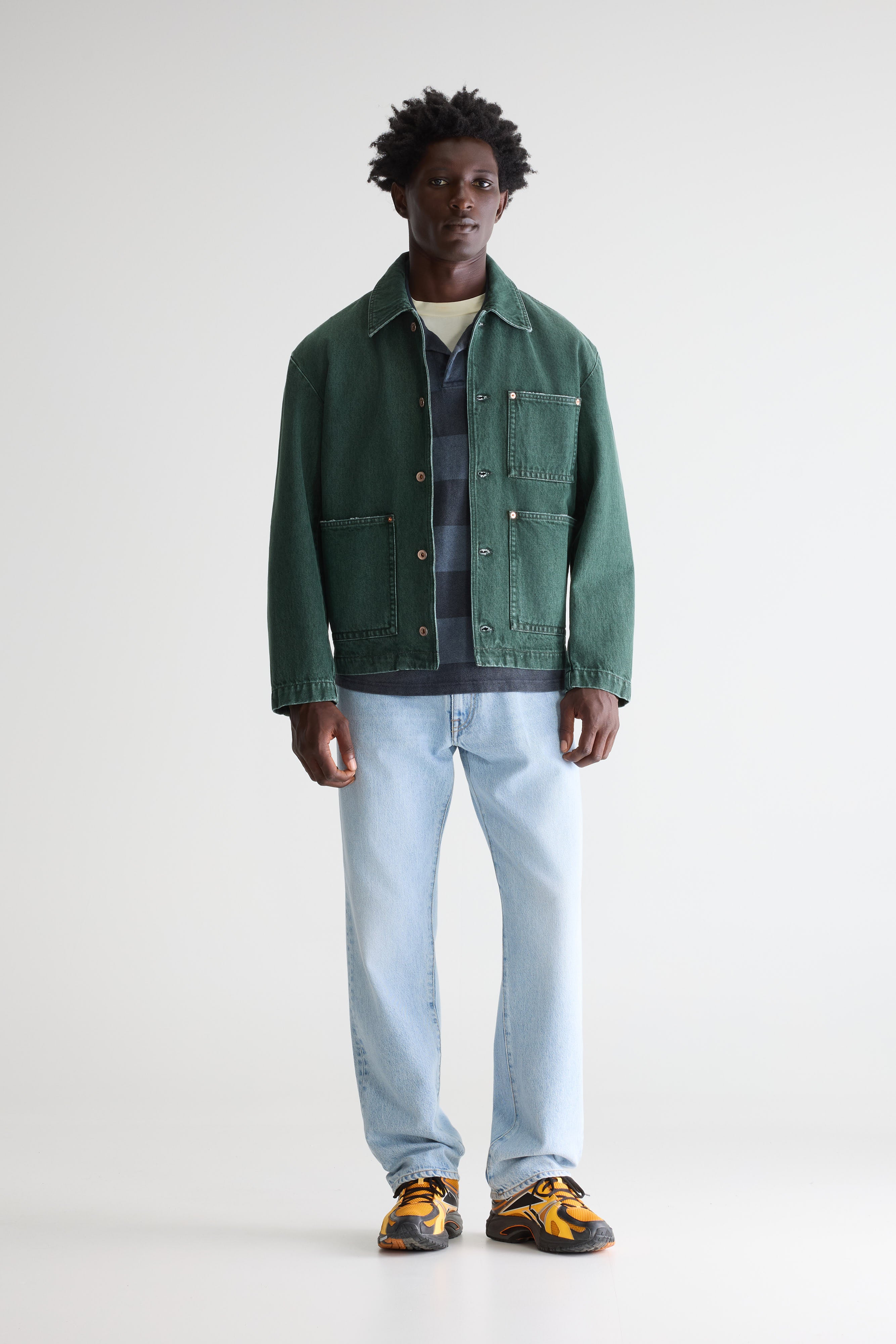 Kadillac Denim Jacket - Green used For Men | Bellerose