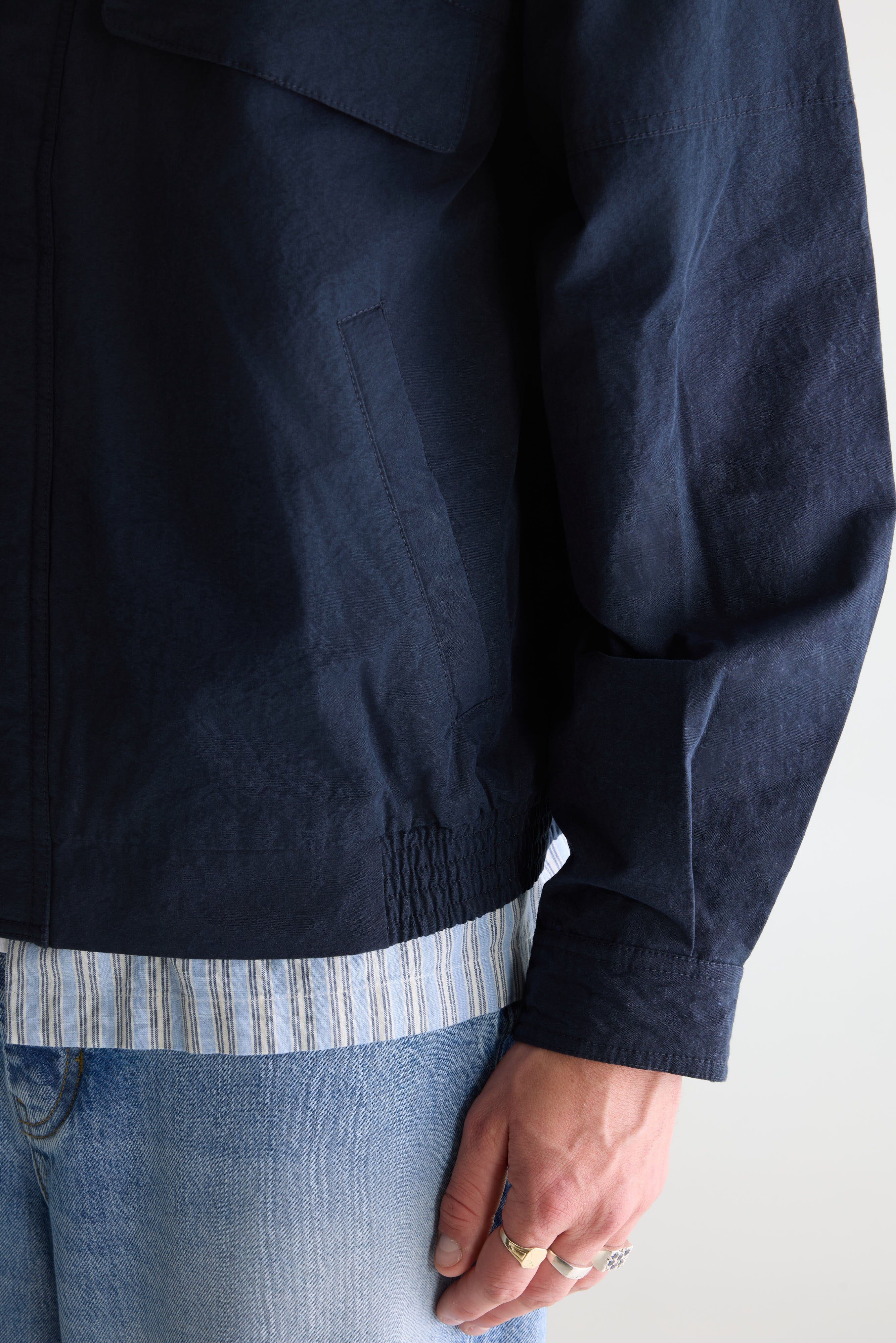 Jabon relaxed jacket  (261 / M / NAVY)