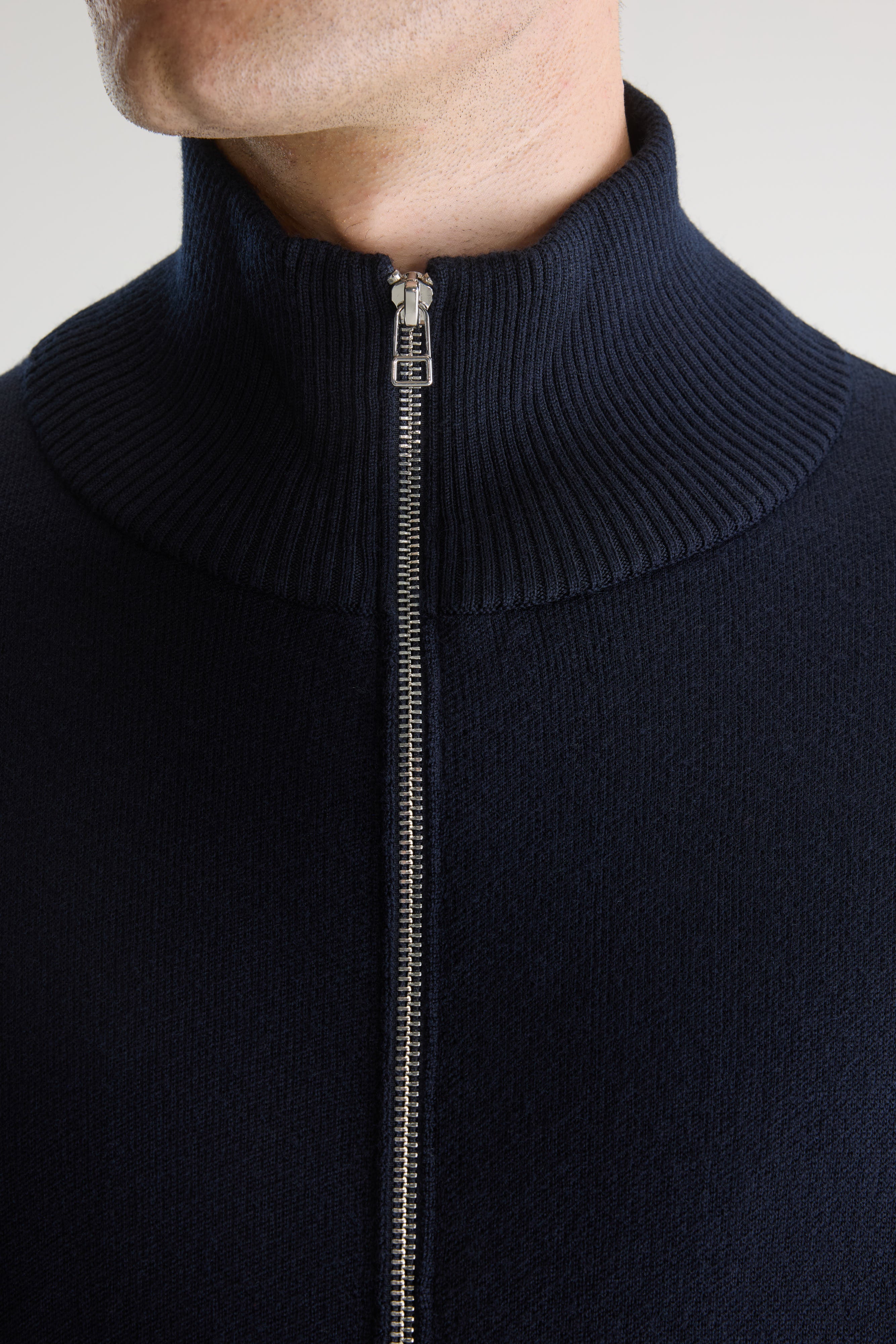 Siap zip-up cardigan (262 / M / NAVY)
