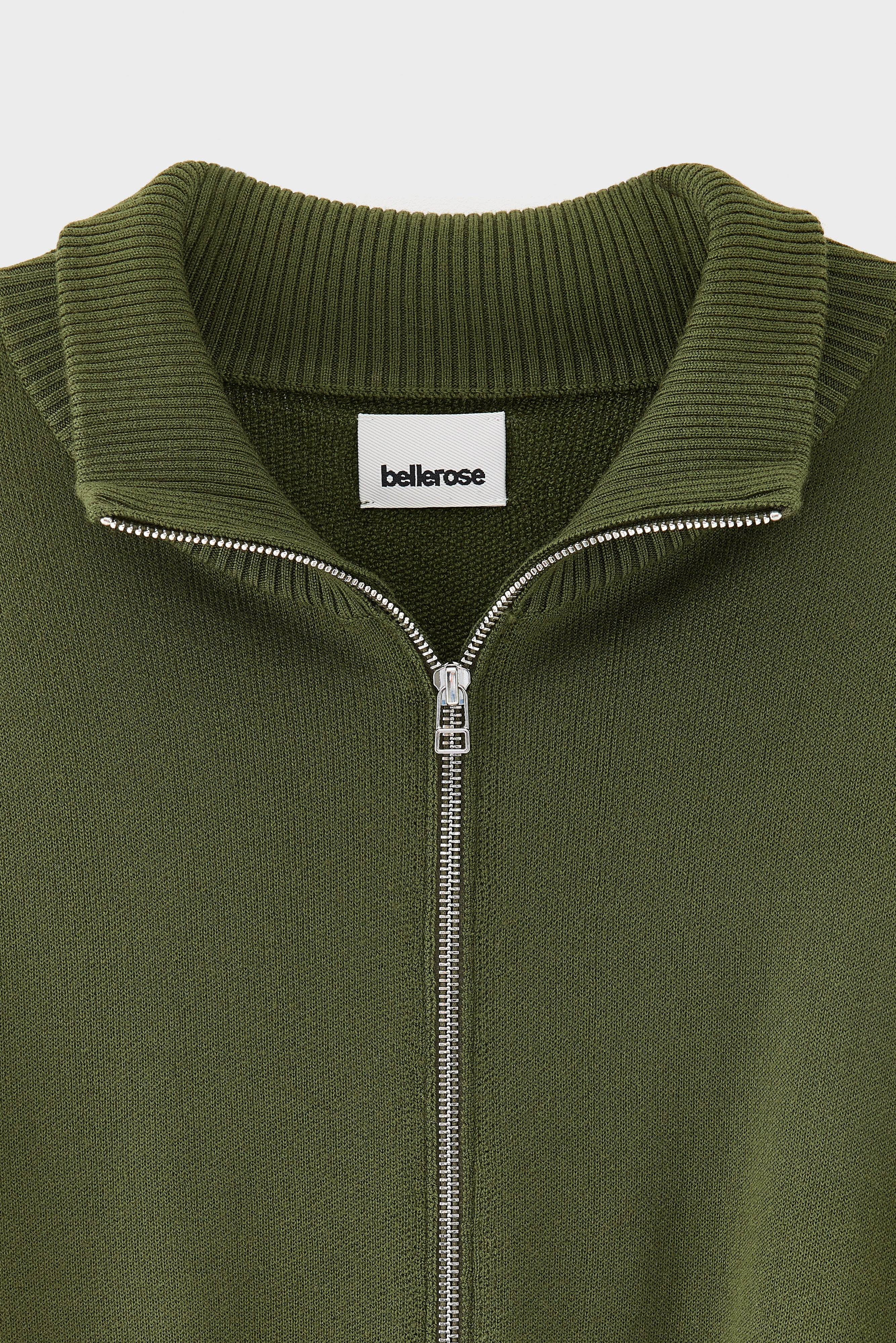 Siap Zip-up Cardigan - Military For Men | Bellerose