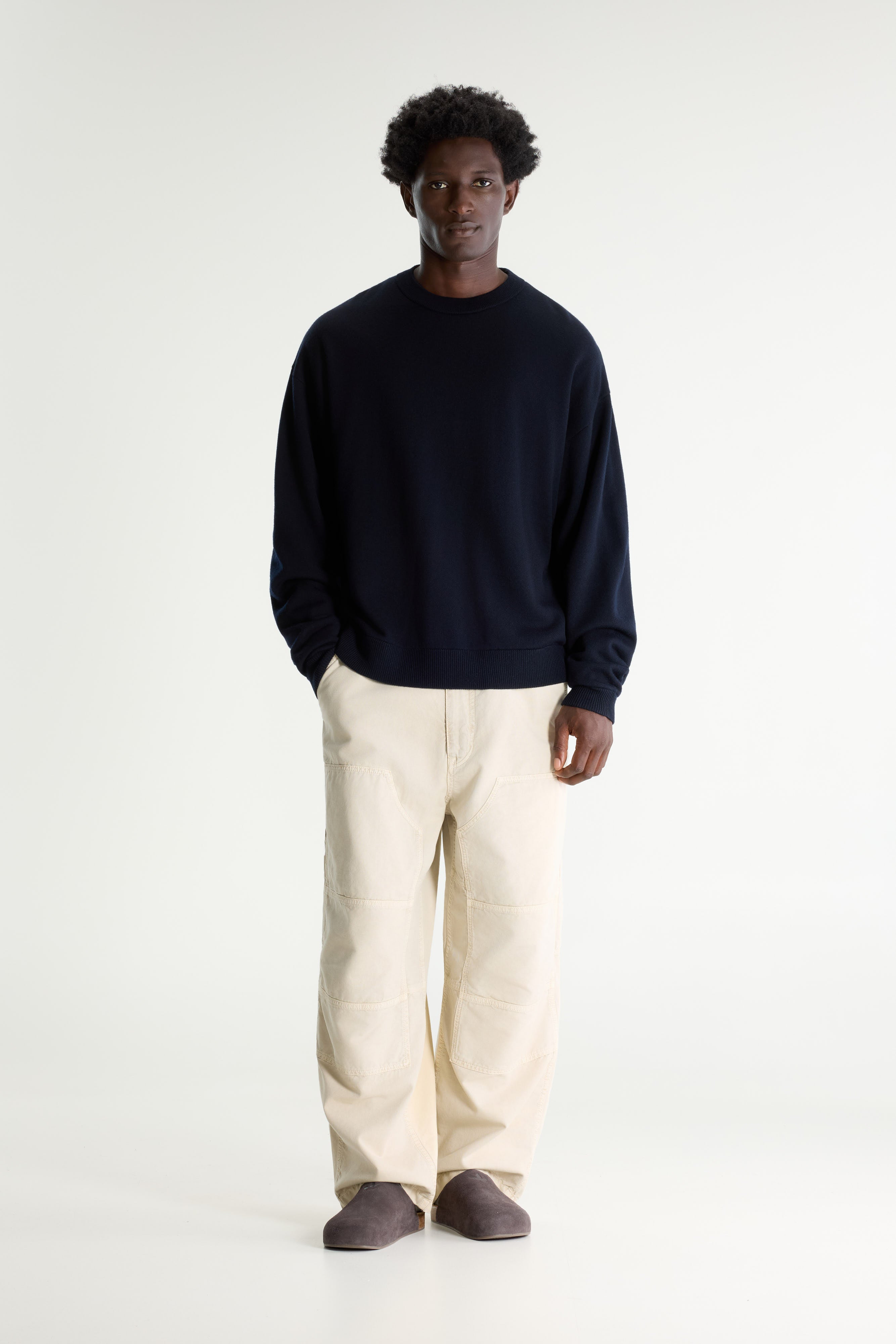 Siamo Crewneck Sweater - Navy For Men | Bellerose