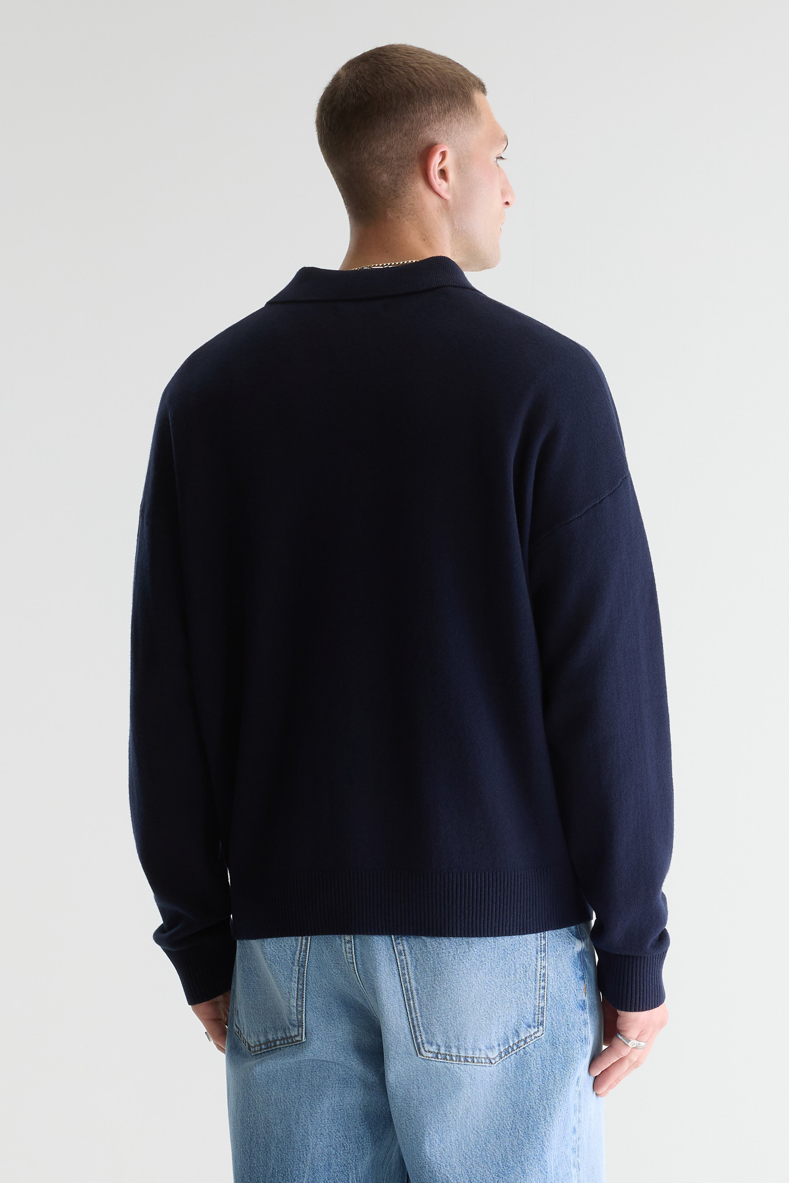 Geobo polo neck sweater (261 / M / NAVY)