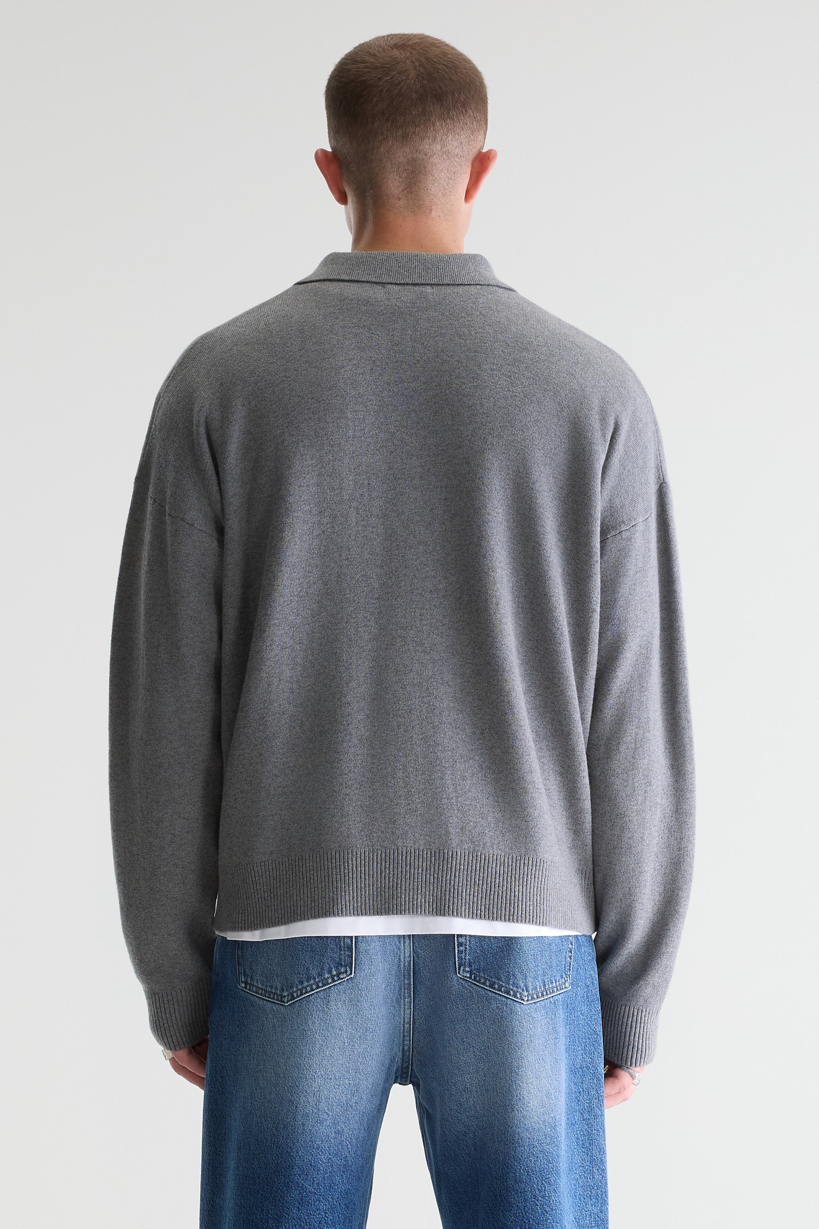 Geobo polo neck sweater (261 / M / MID GREY)
