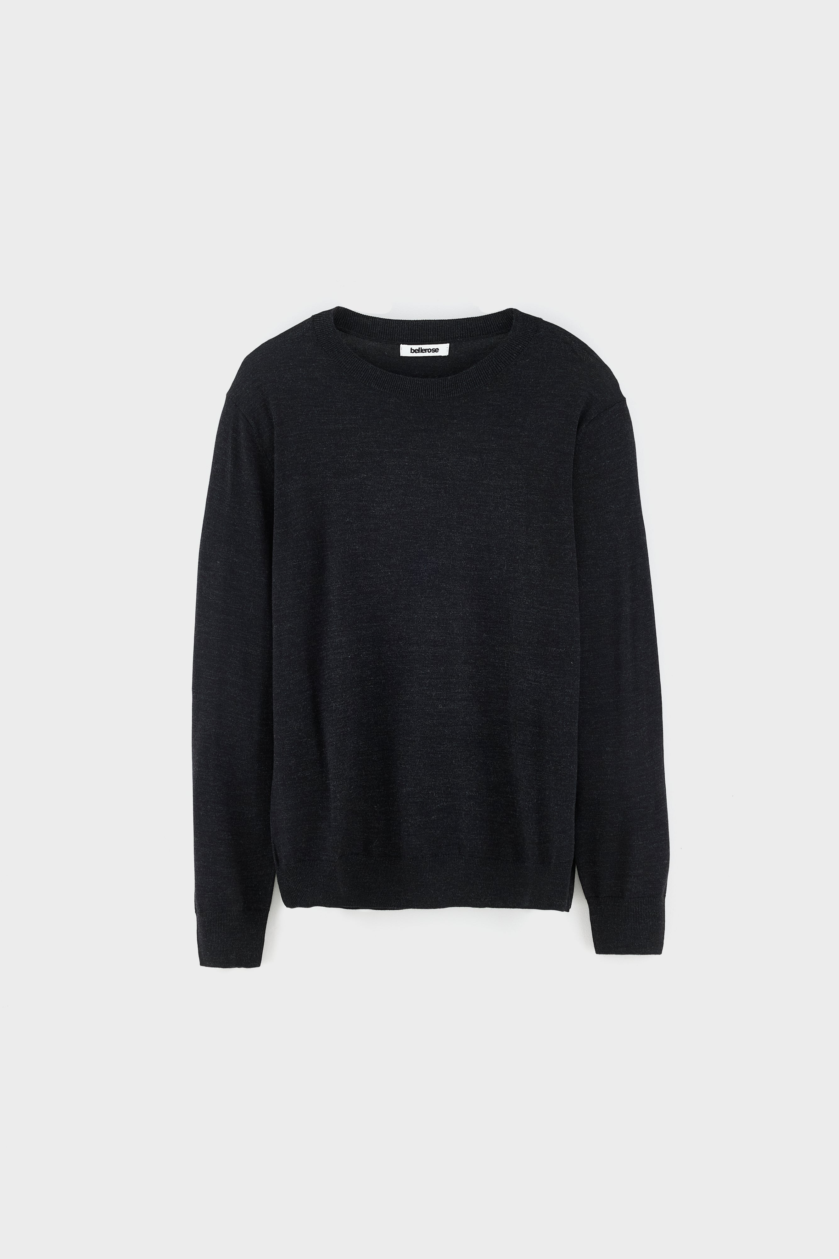 Dilles Crewneck Sweater - Charcoal For Men | Bellerose