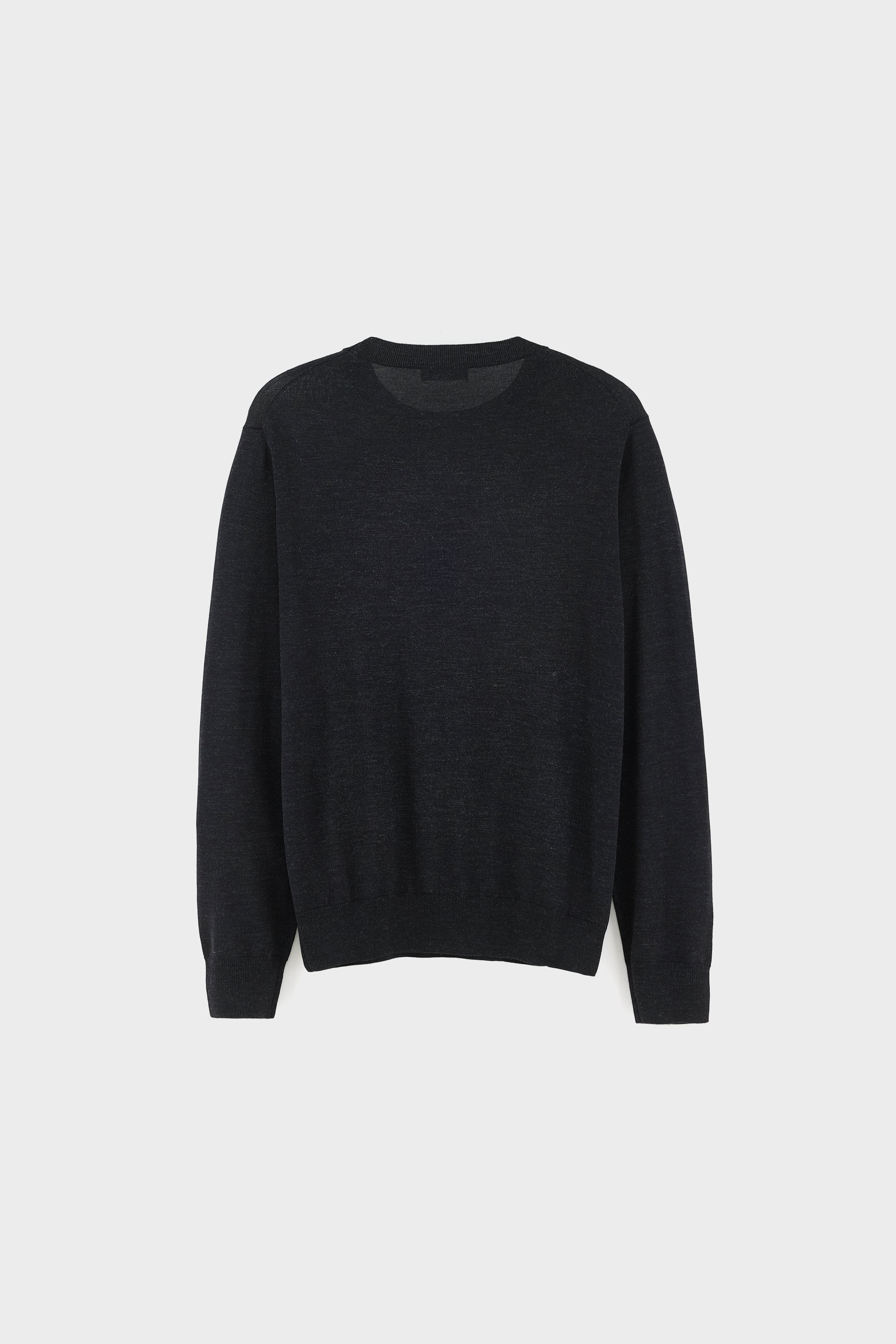 Dilles Crewneck Sweater - Charcoal For Men | Bellerose