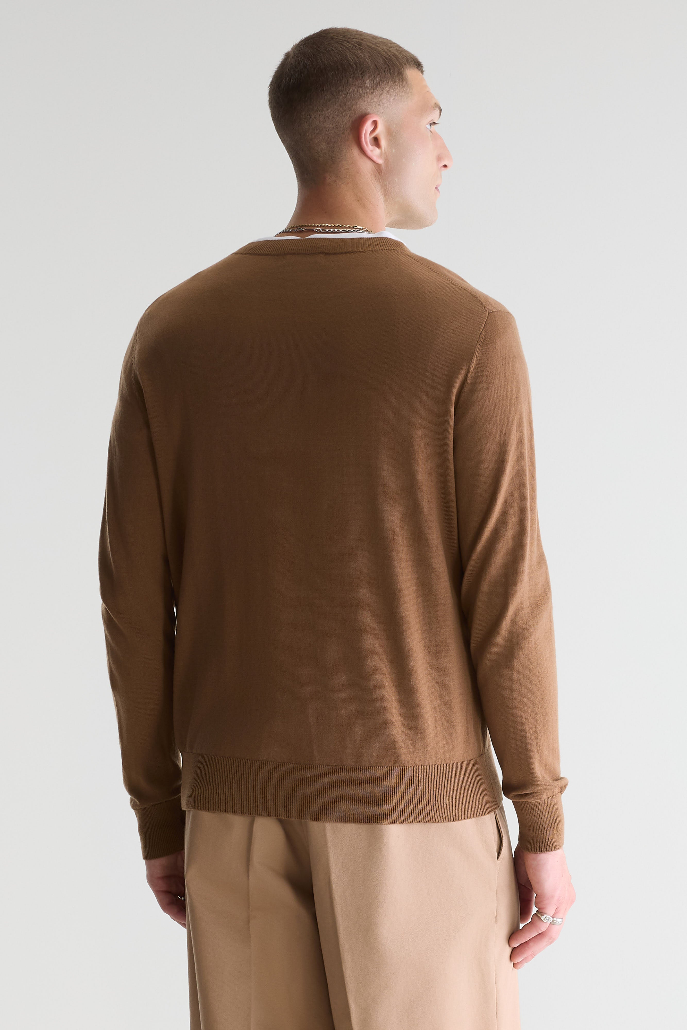 Dilles crewneck sweater  (261 / M / CARAMEL)