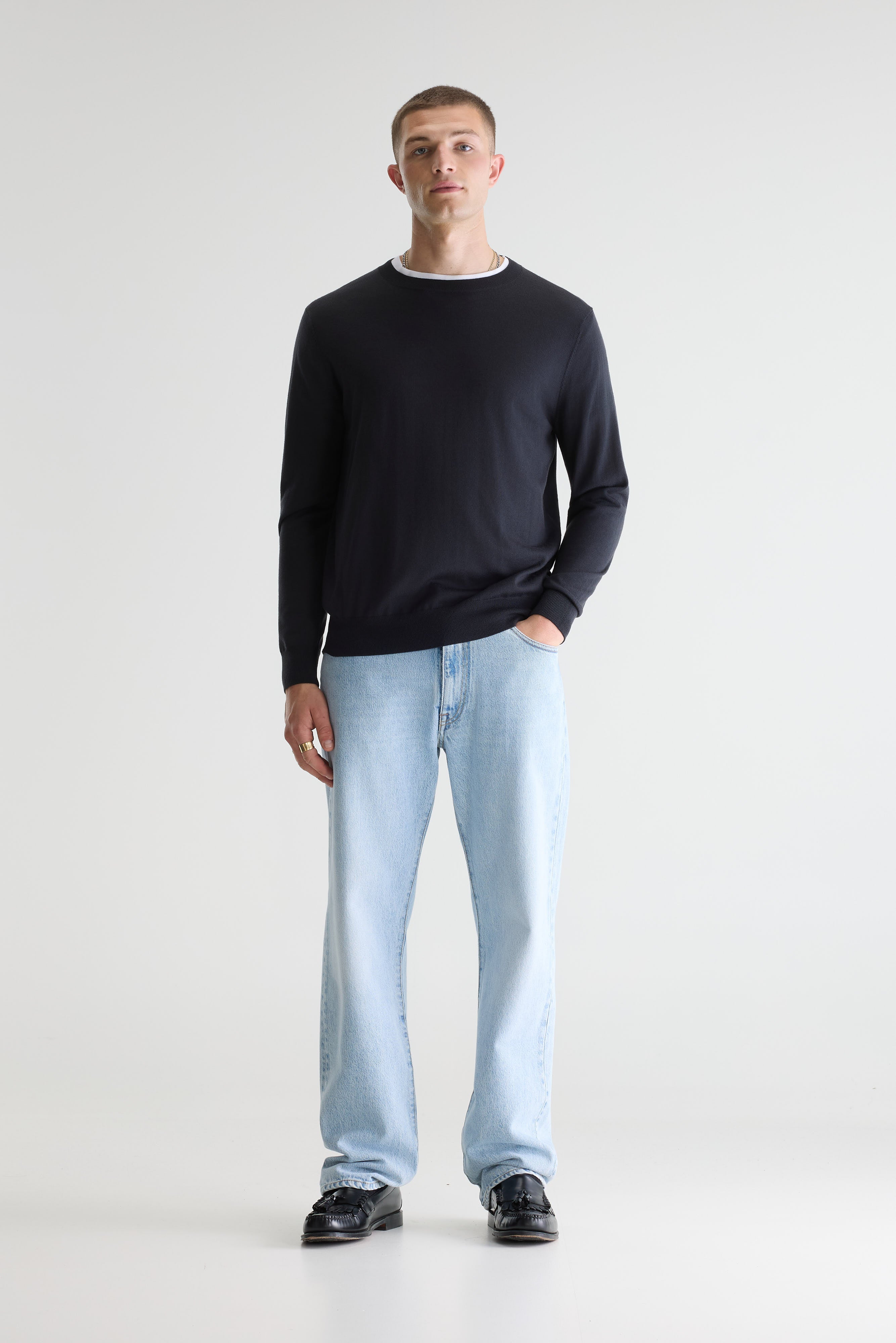 Dilles Crewneck Sweater - Licorice Für Men | Bellerose