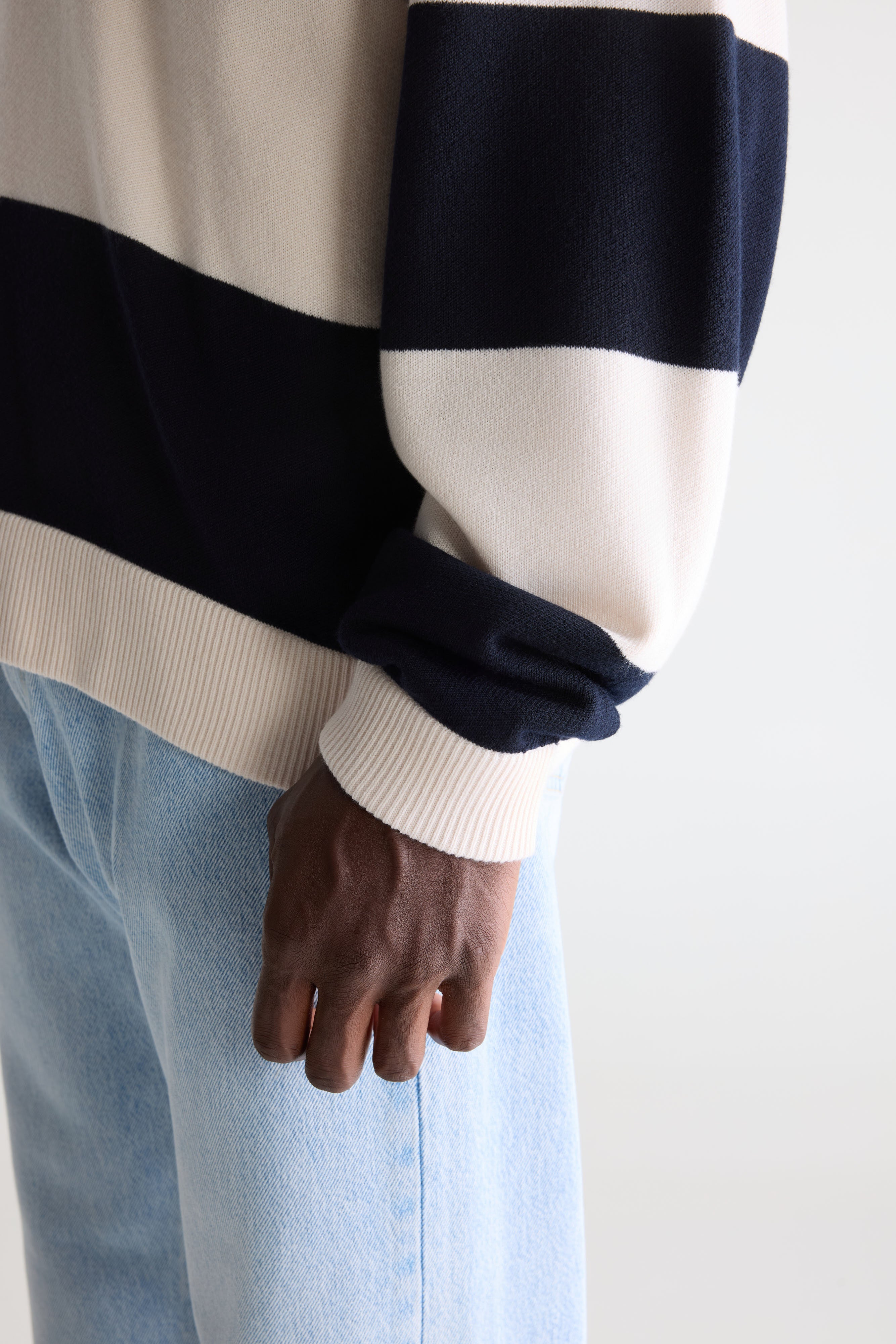 Siaze Striped Polo - Navy / Wan Für Men | Bellerose