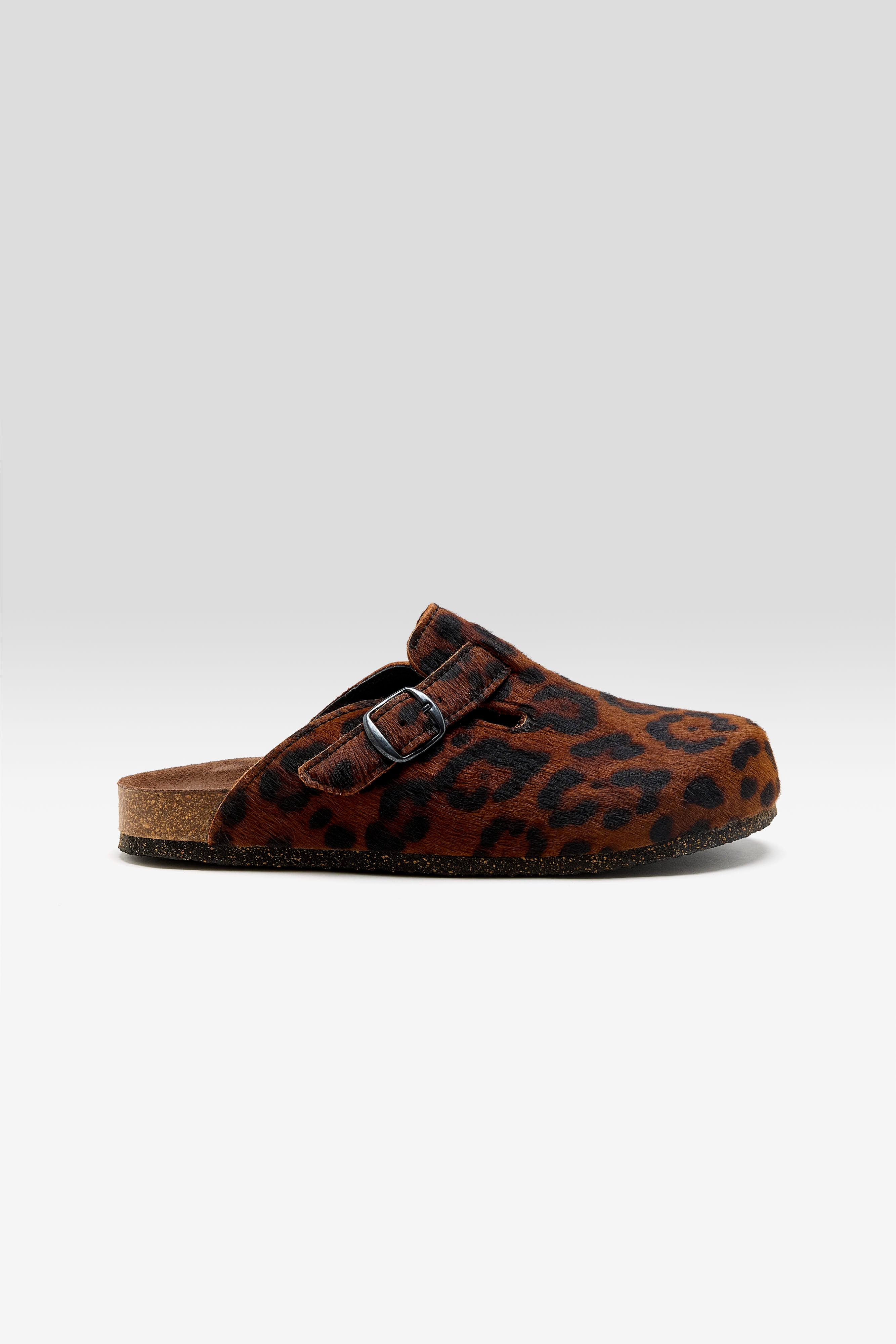 Cheetah Ponyhaar Muiltjes Voor Dames | Bellerose