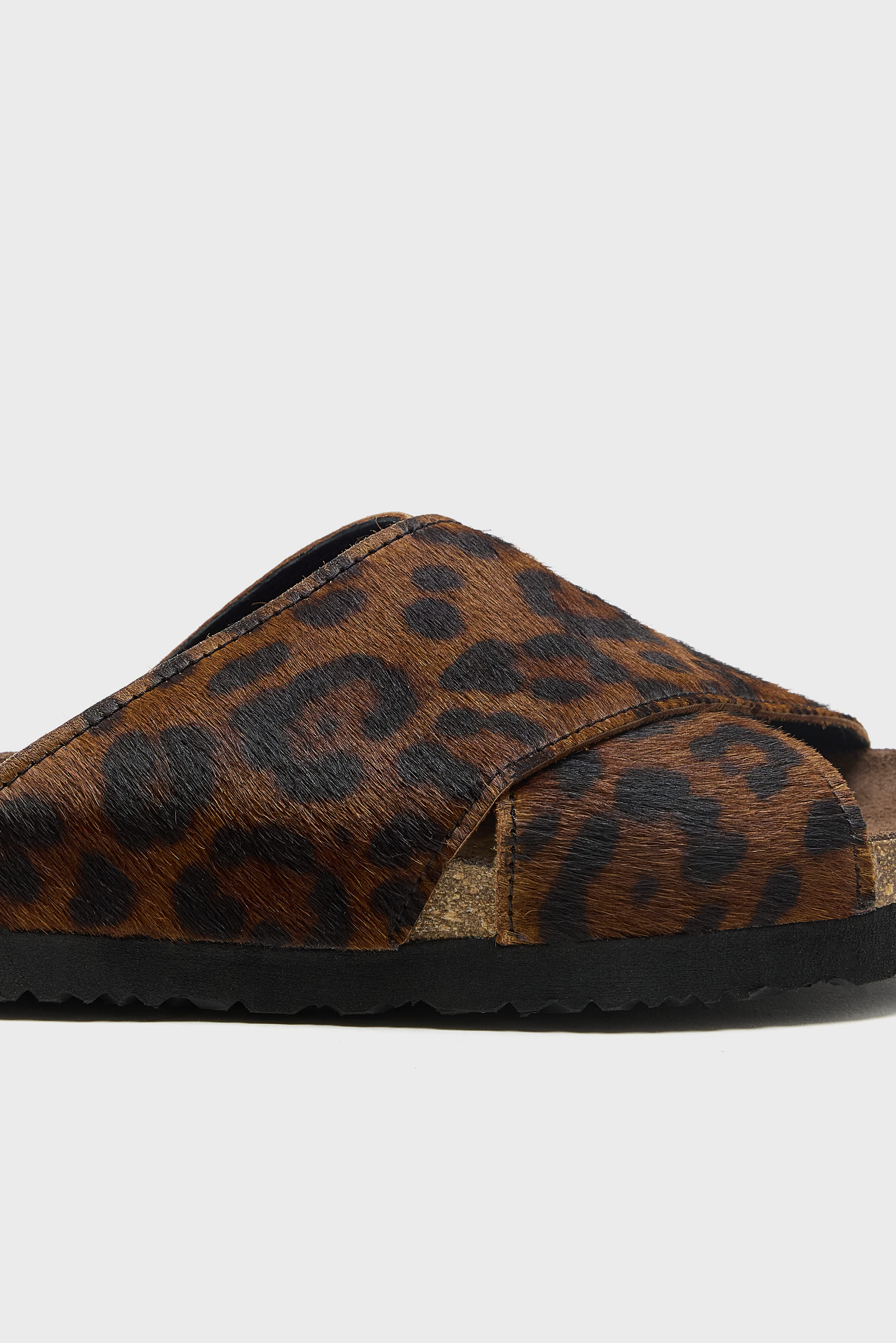 Cheetah Ponyhaar Kruissandalen  (261 / W / BROWN)