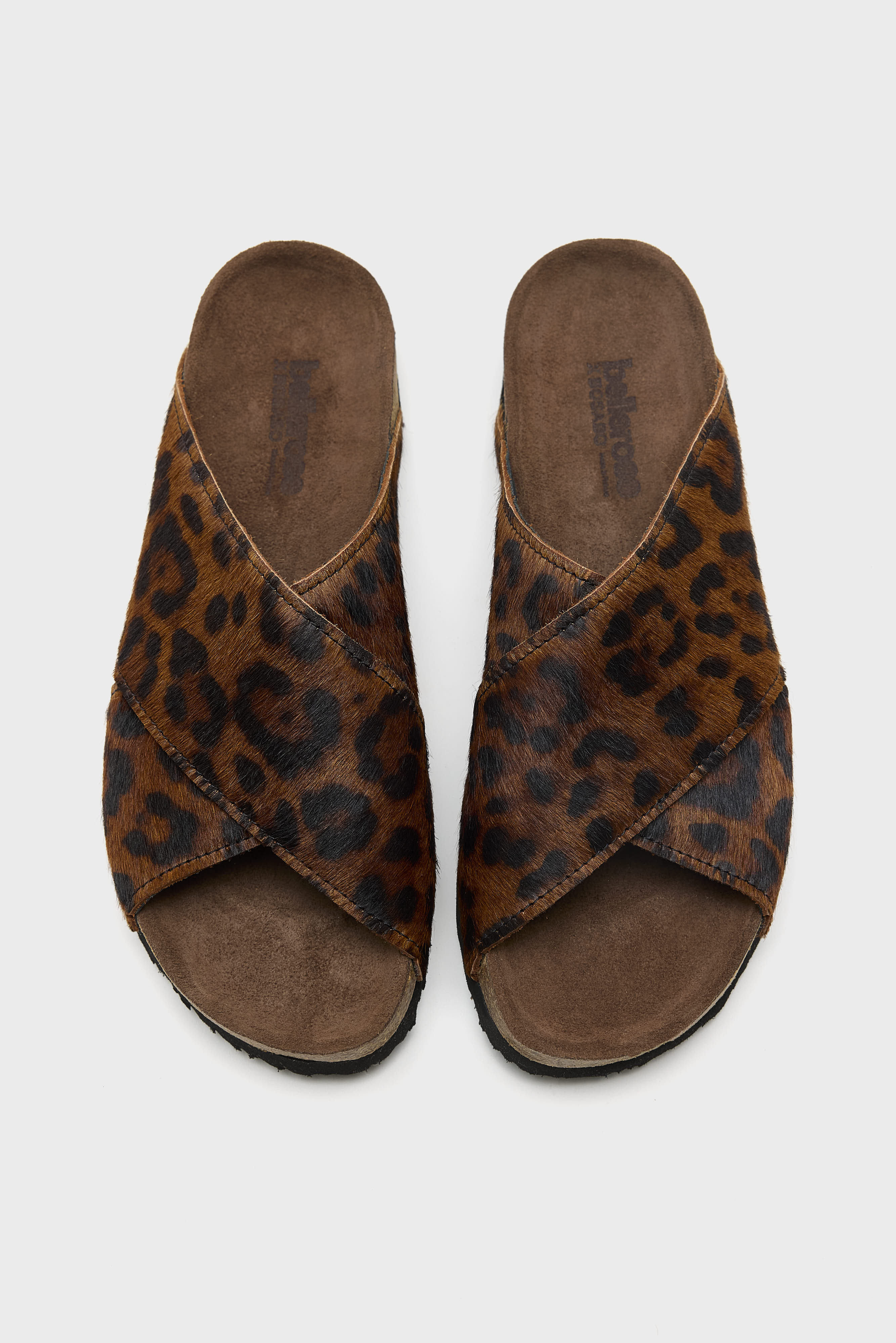 Cheetah Ponyhaar Kruissandalen  (261 / W / BROWN)