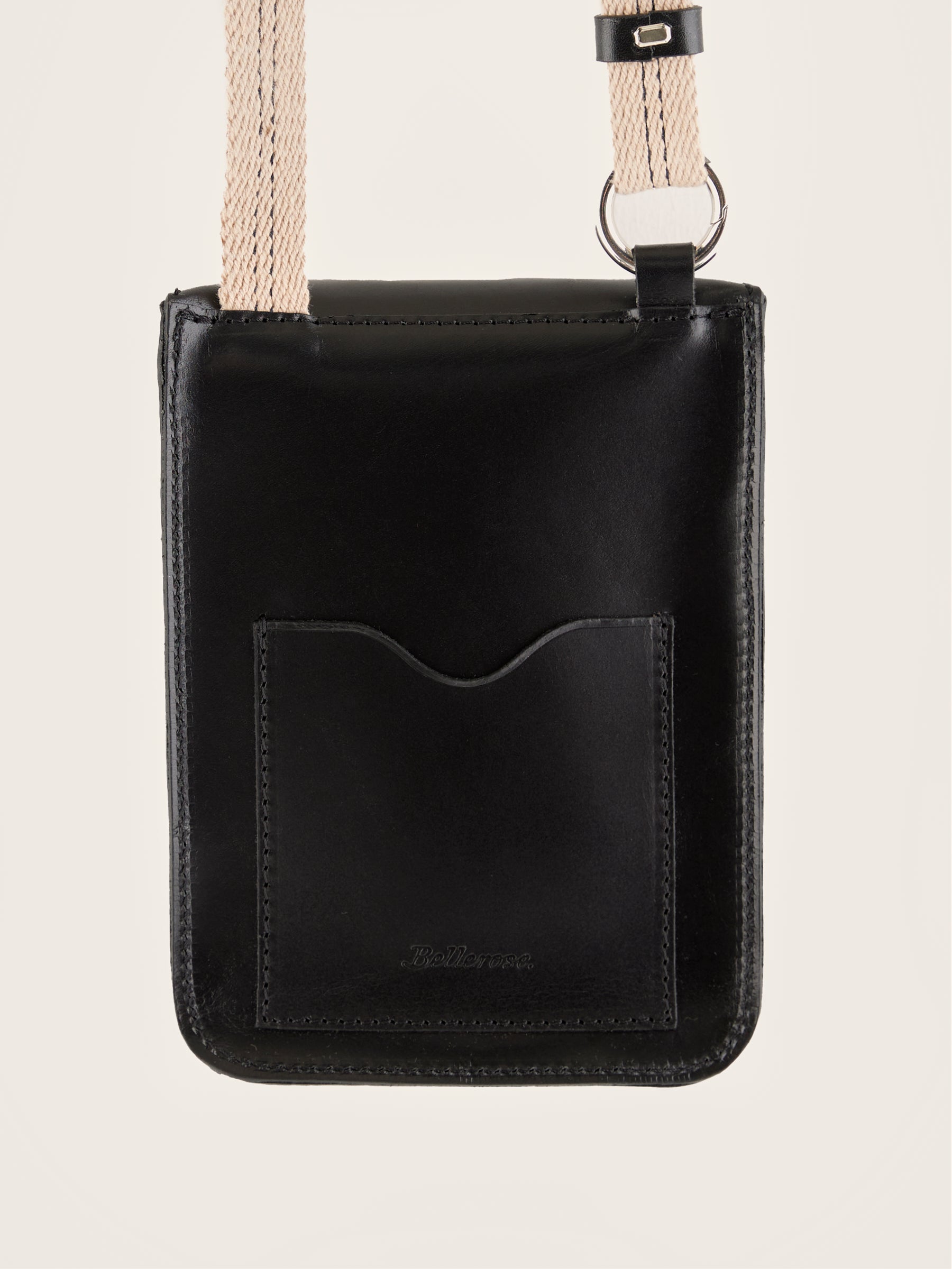 Shone zip-top mini bag (242 / W / BLACK)