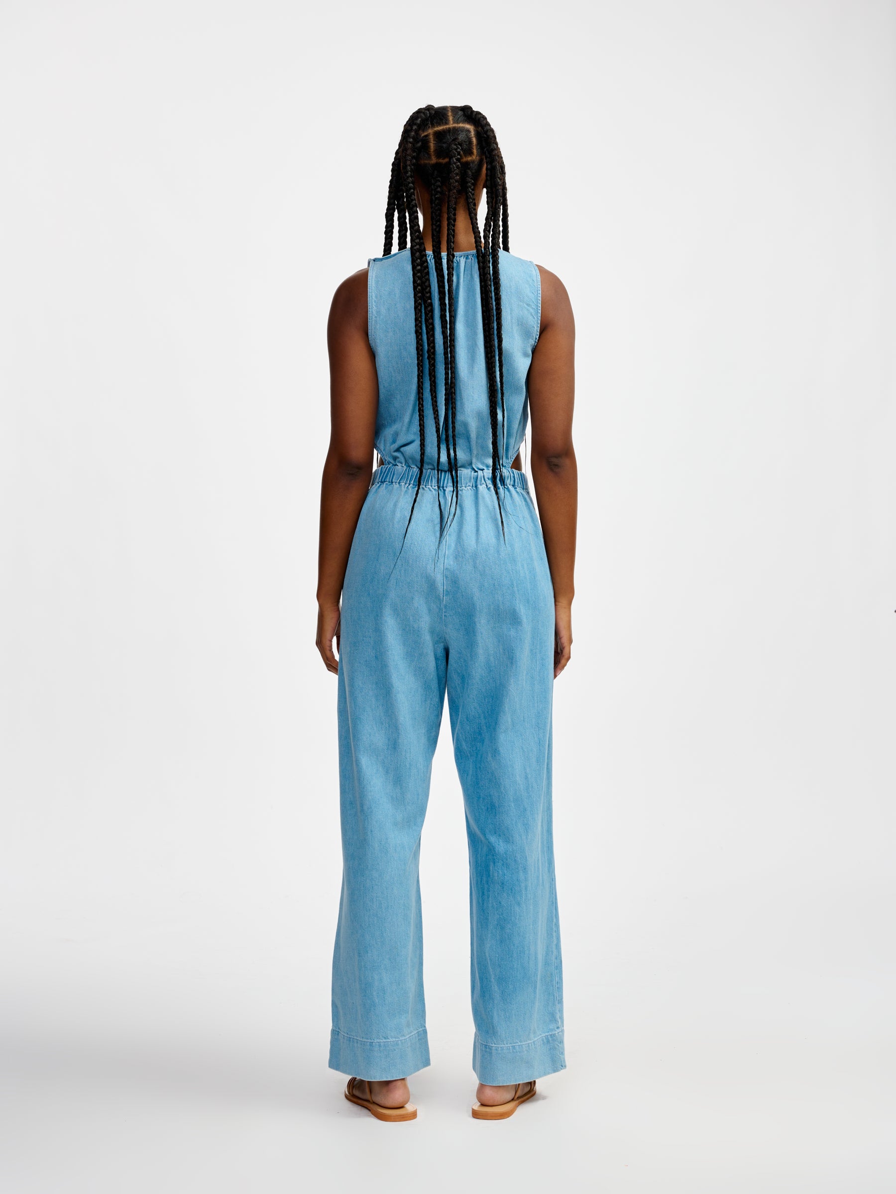 papaye jumpsuit (241 / W / LT BLUE BLEACH)