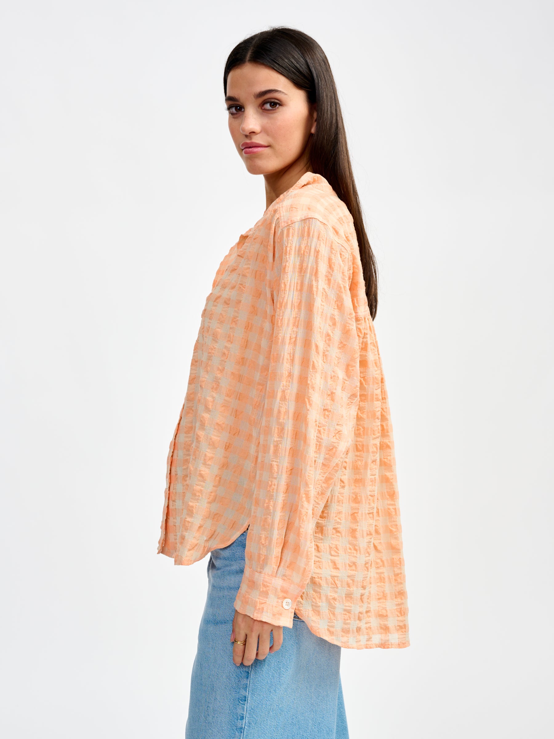 peachy blouse (241 / W / CHECK A)