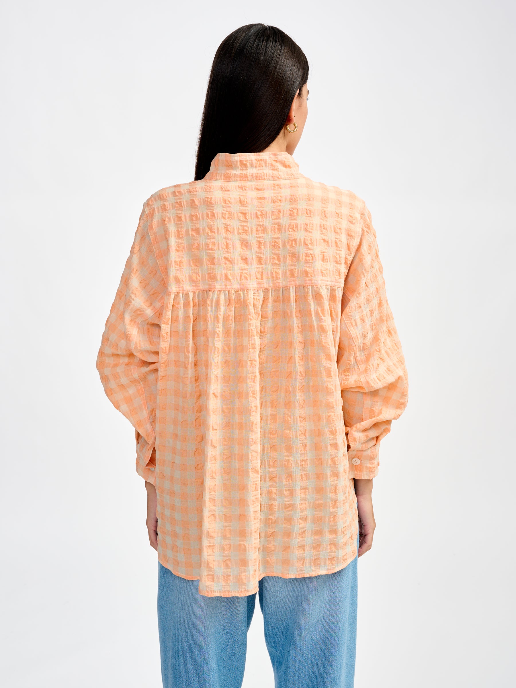 peachy blouse (241 / W / CHECK A)