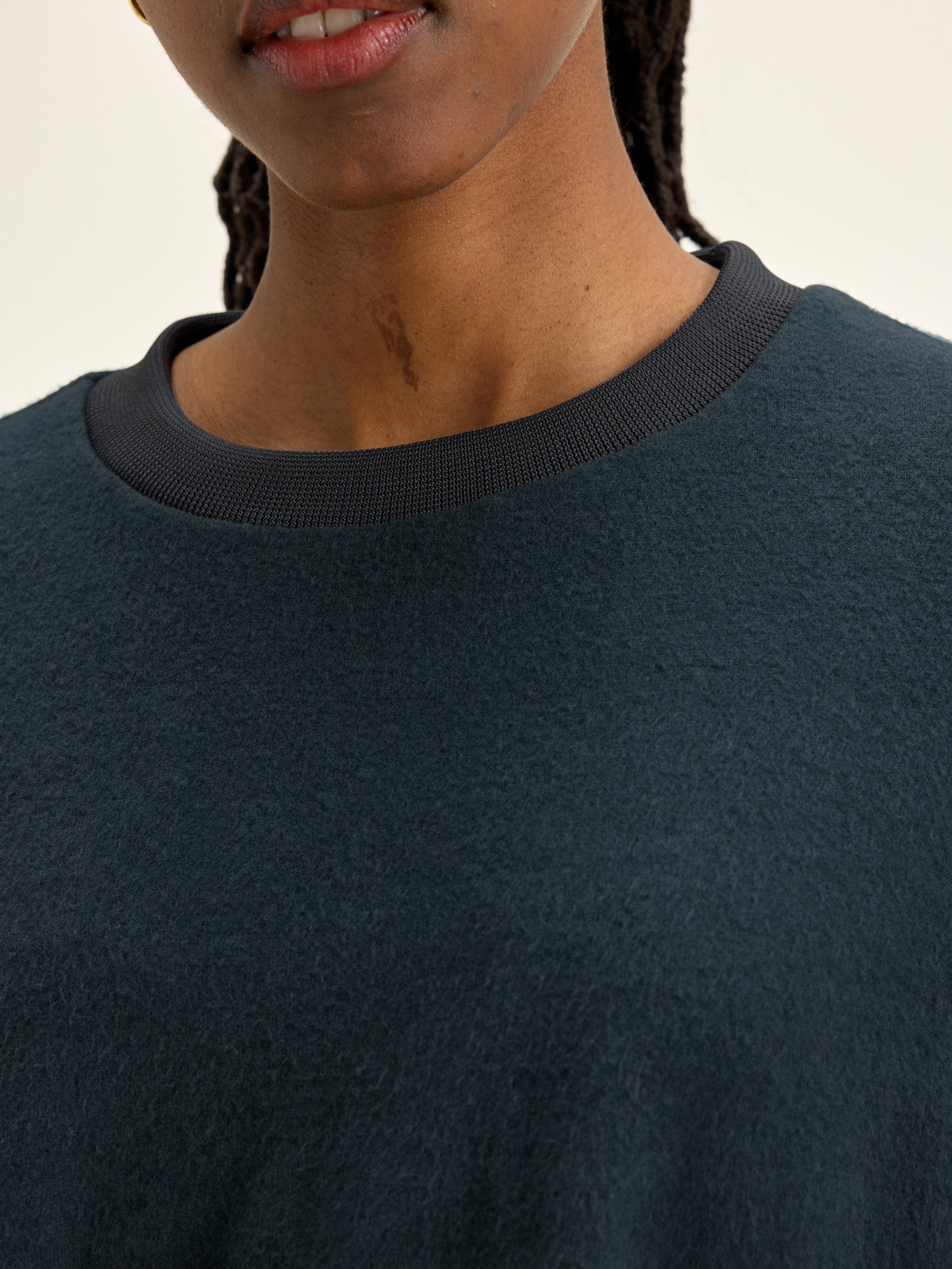 Flamo Blousy Sweatshirt - Acier For Women | Bellerose
