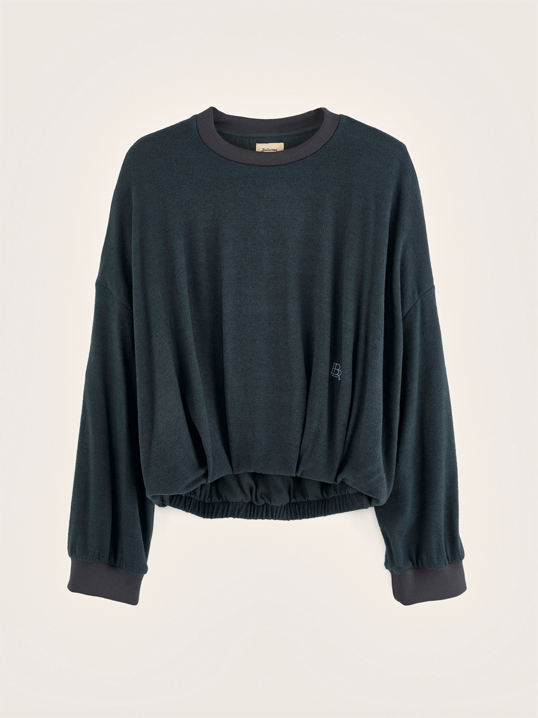 Flamo blousy sweatshirt (242 / W / ACIER)