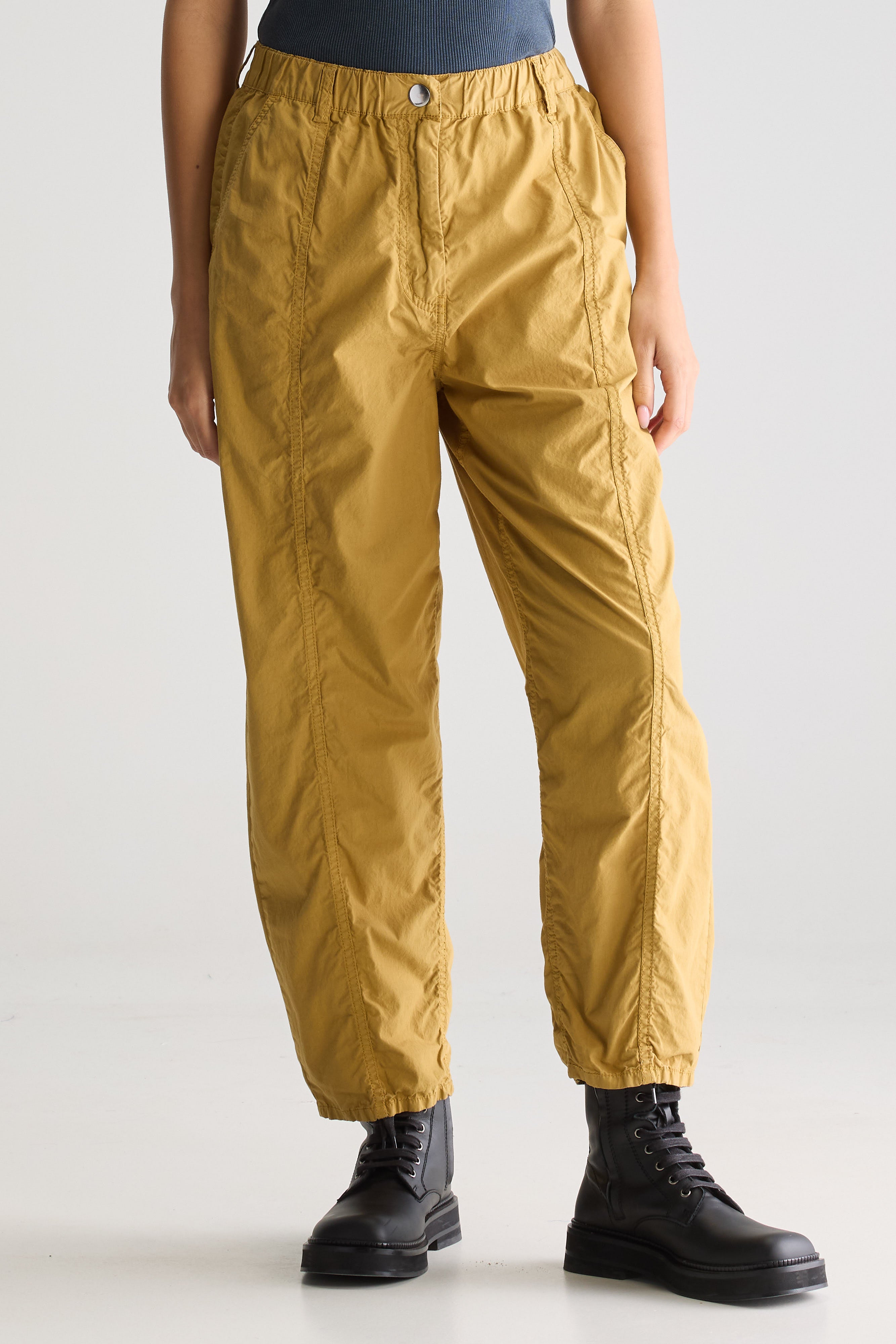 Wesly Relaxed Trousers - Pale khaki For Women | Bellerose
