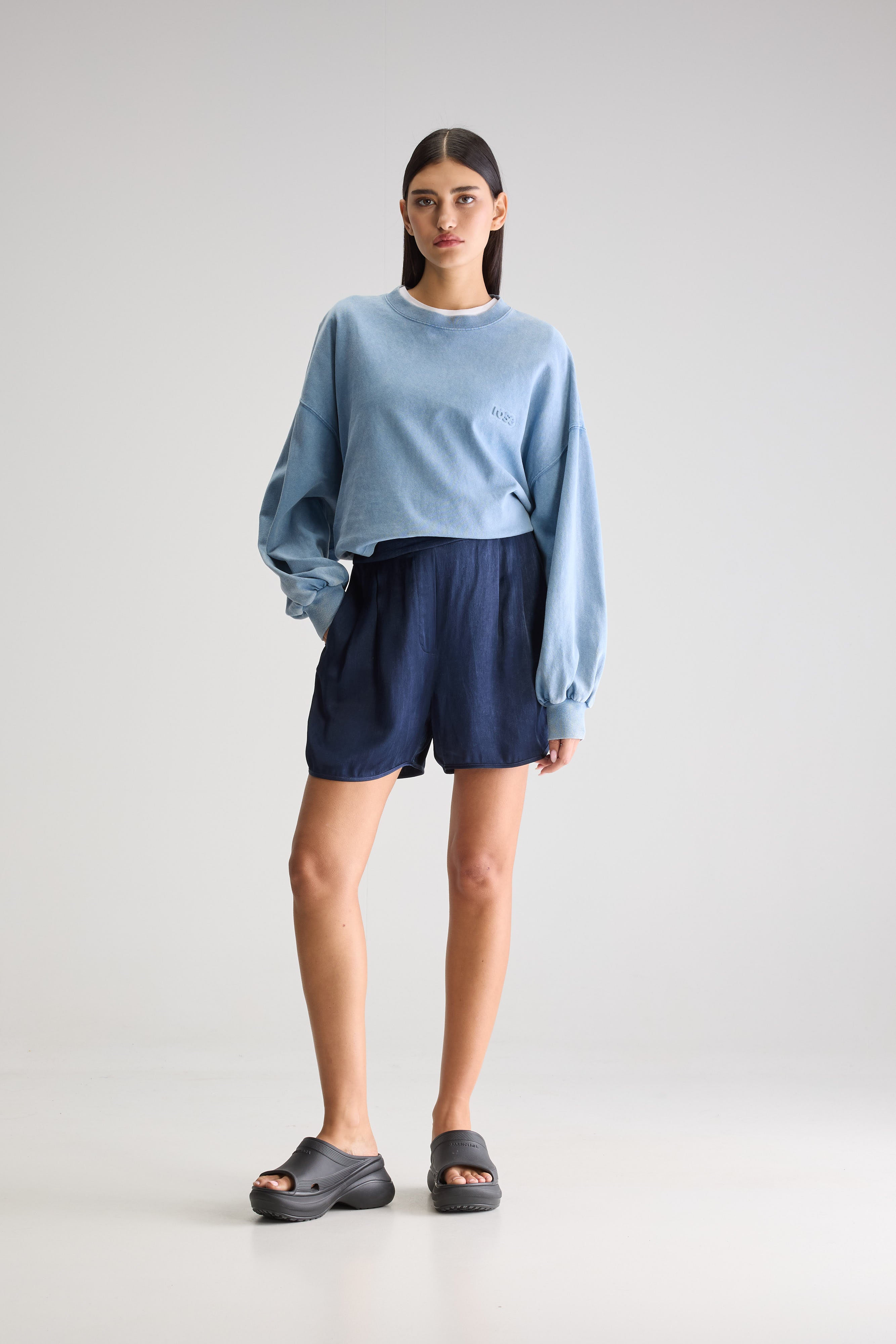 Short Droit Swael - Ink Pour Femme | Bellerose